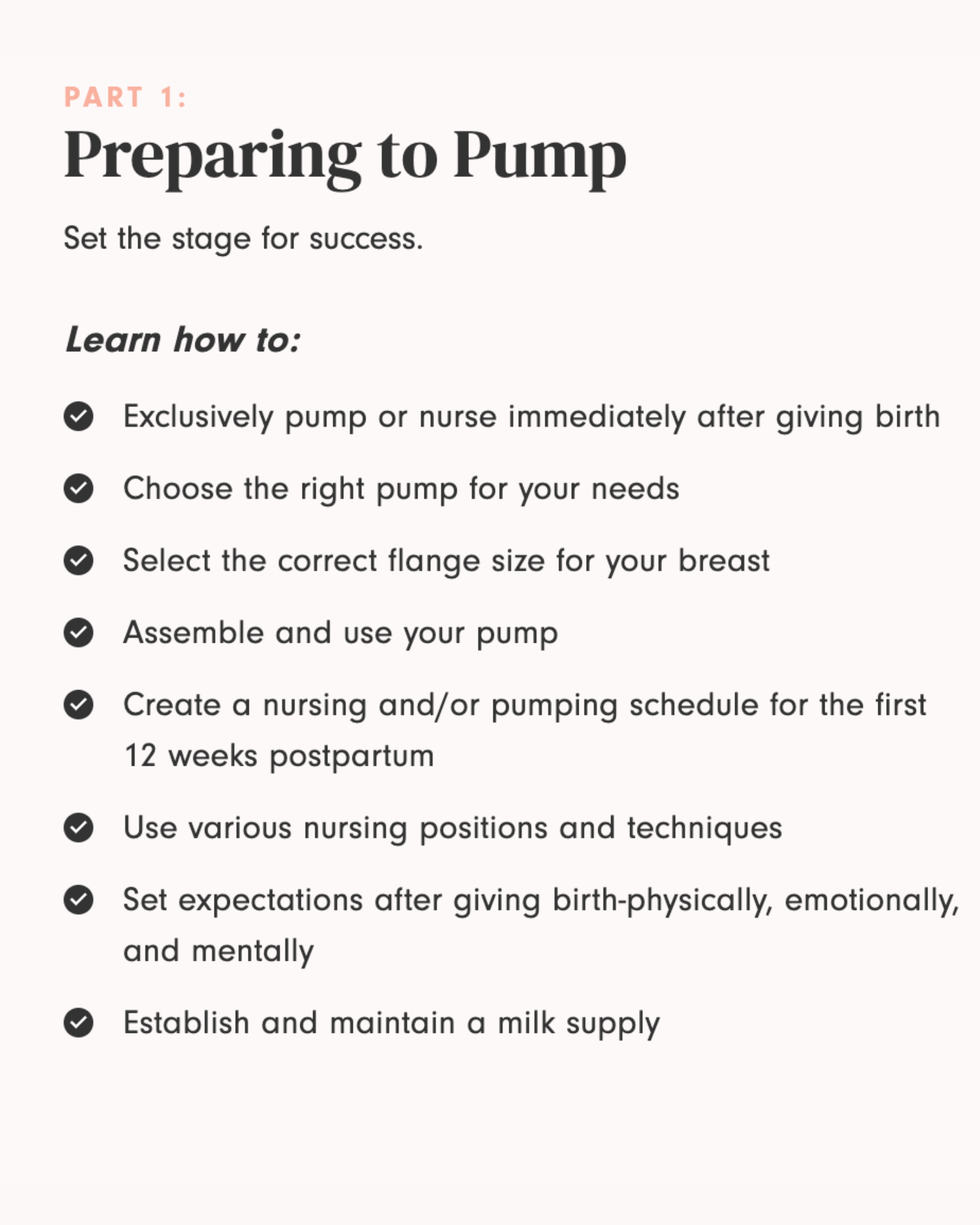 The Ultimate Pumping Course