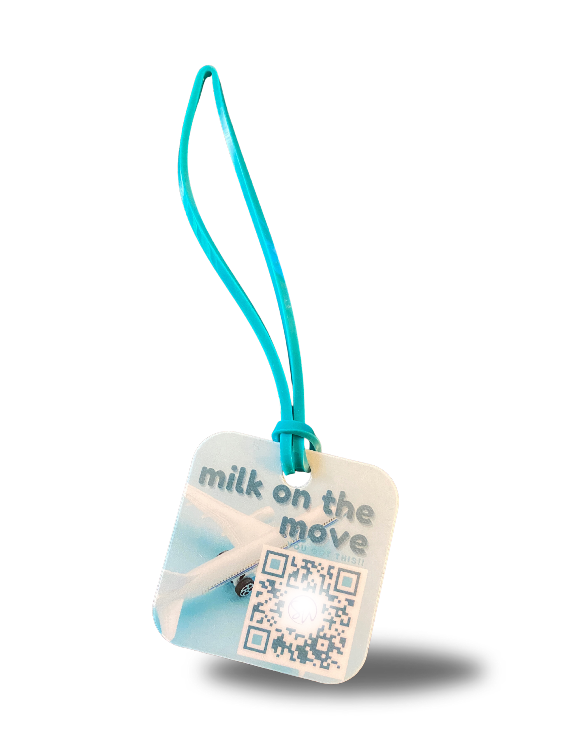 Sarah Wells Milk on the Move Luggage Tag