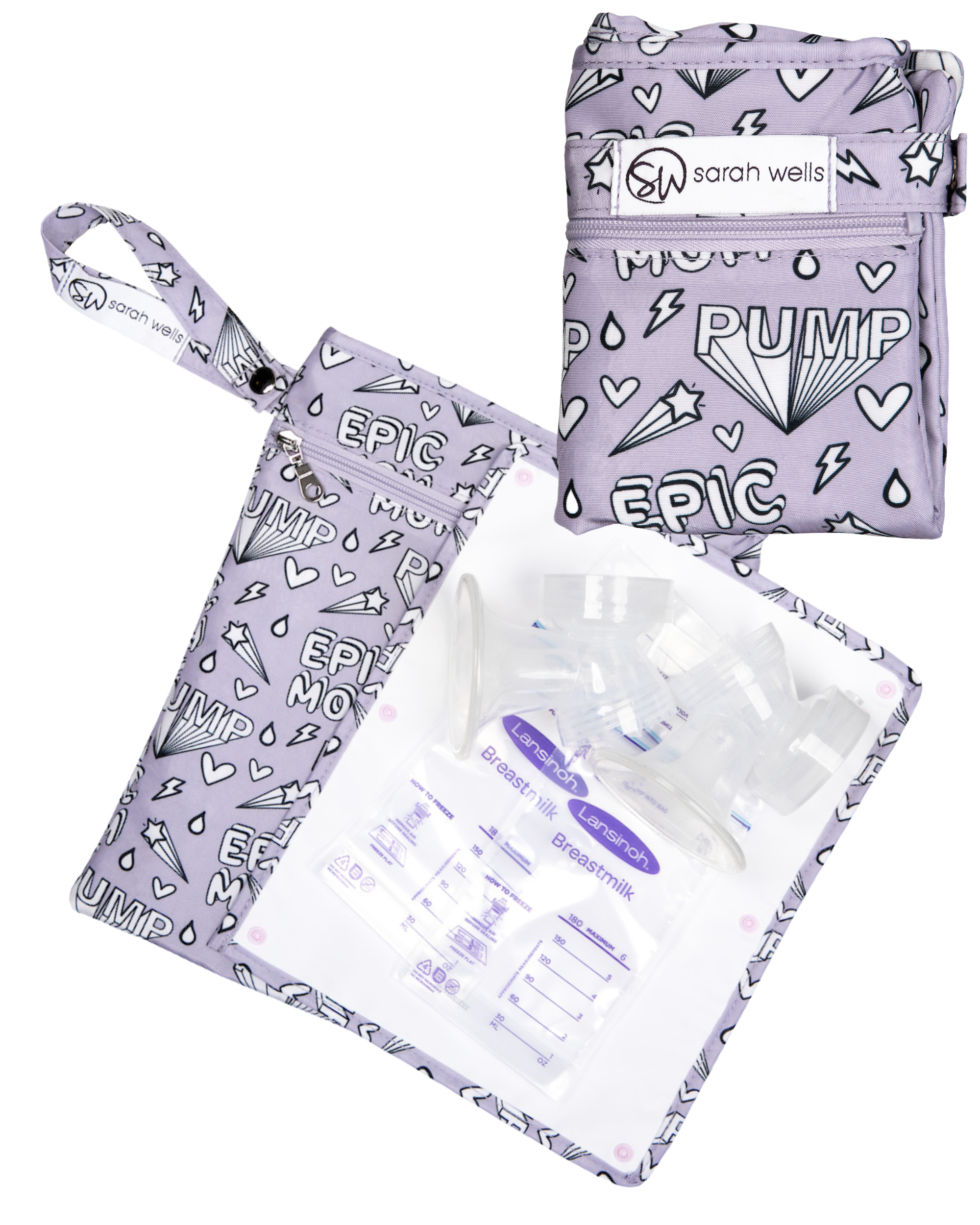 Pumparoo Wet/Dry Bag with Staging Mat® (Coloring This Bag!)