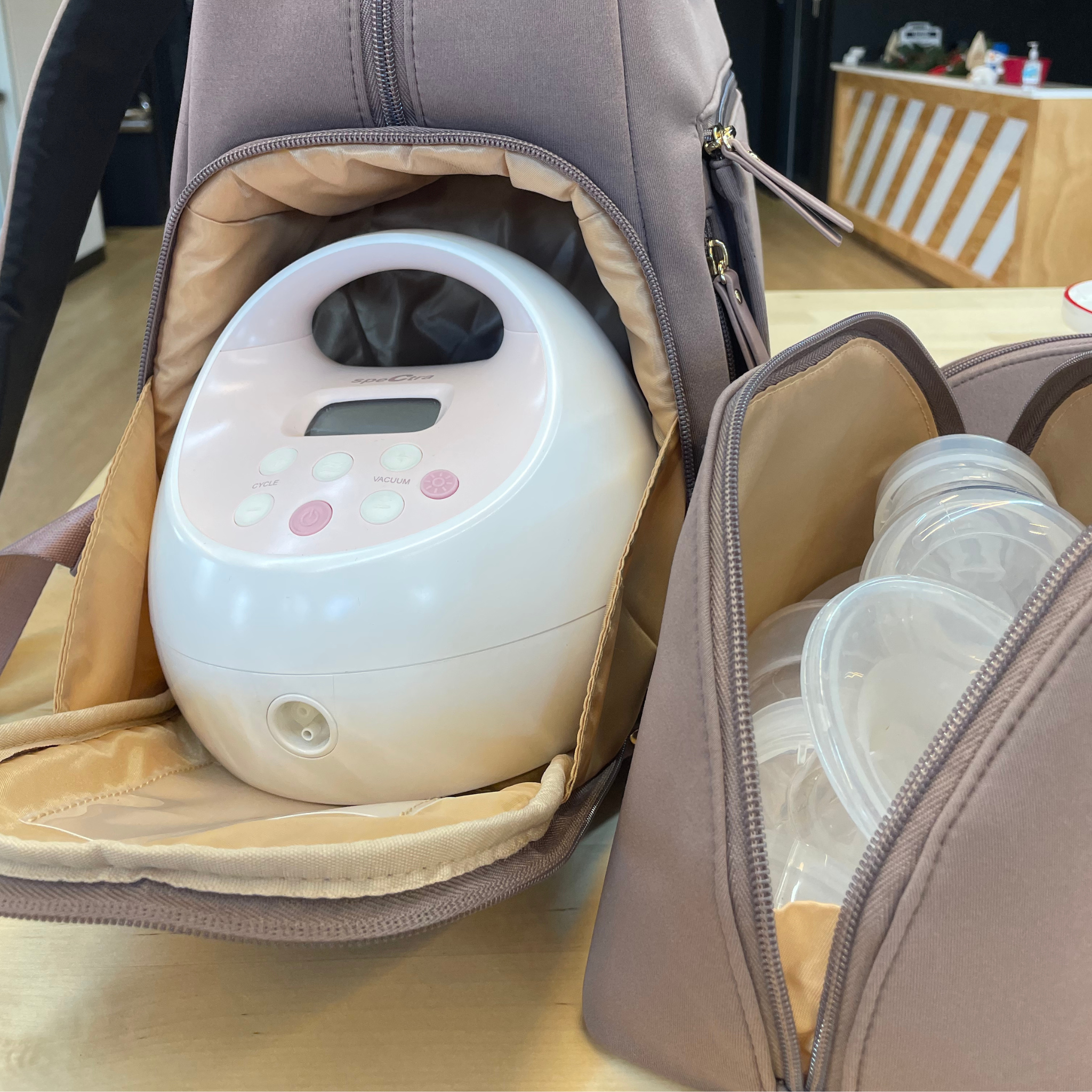 PackSWell Breast Pump Accessory Organizer Bags (Earth)