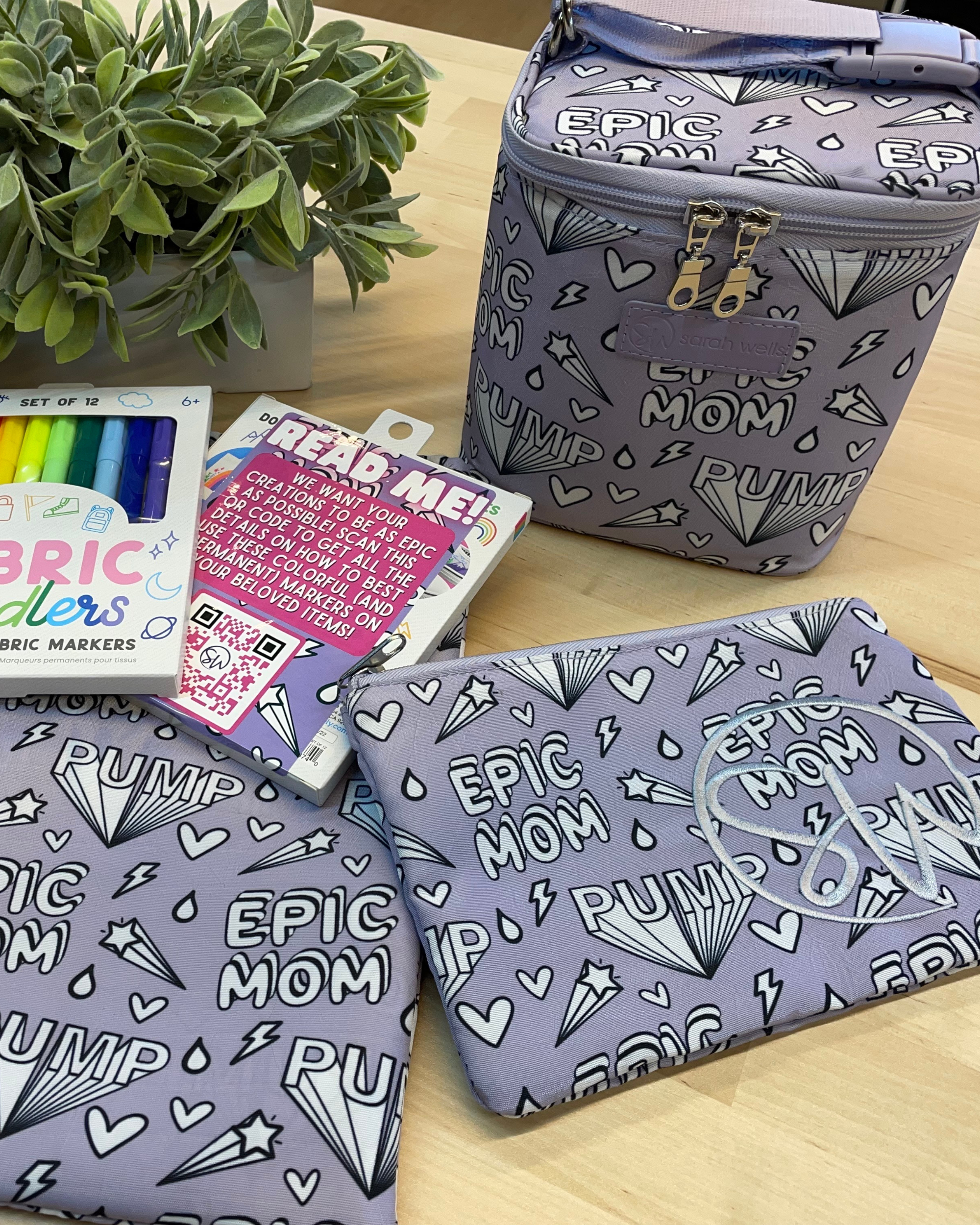 Cold Gold Breastmilk Cooler Bag (Ice Pack Included) (Color This Bag!)