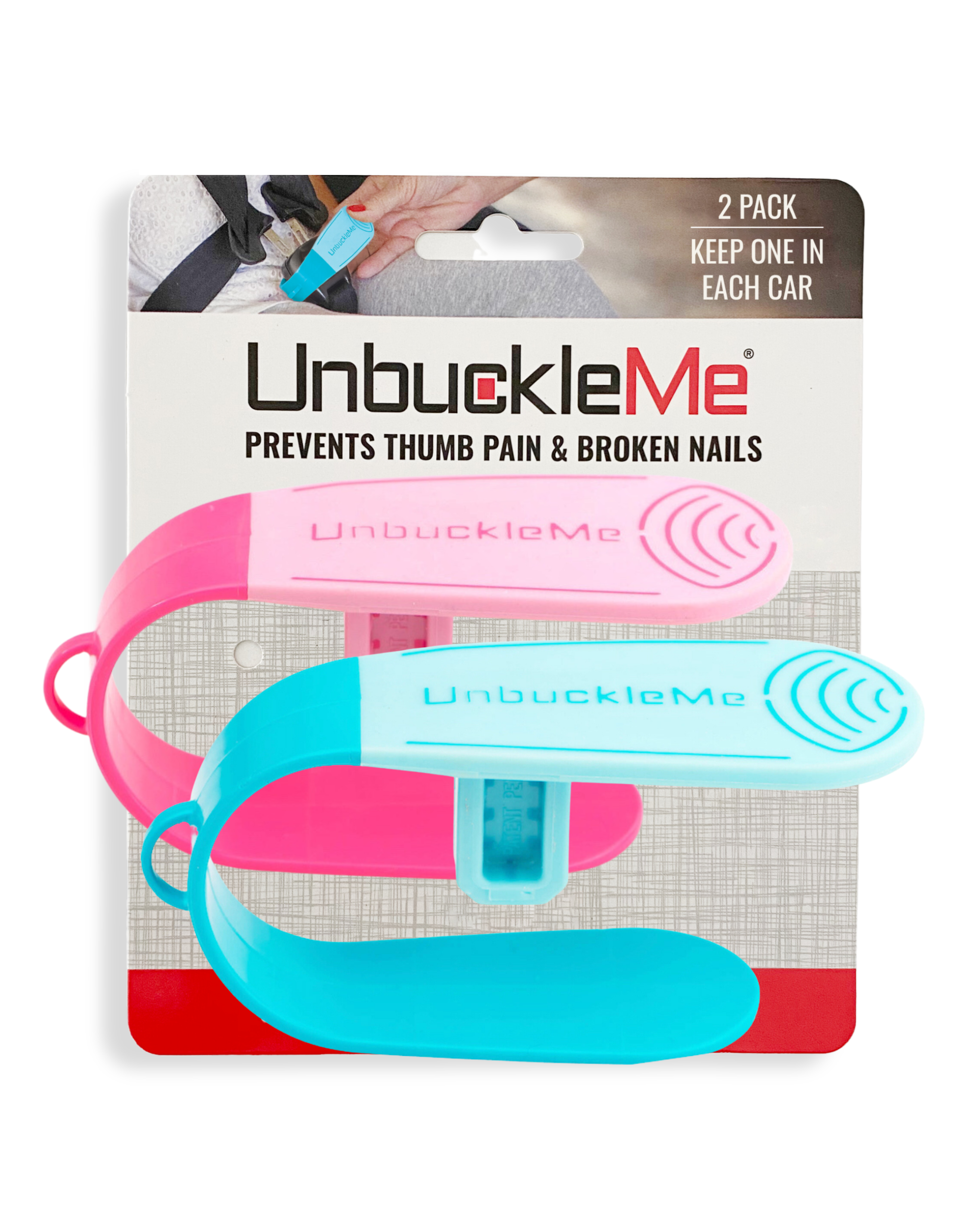 UnbuckleMe Car Seat Buckle Release Tool - Double Packs