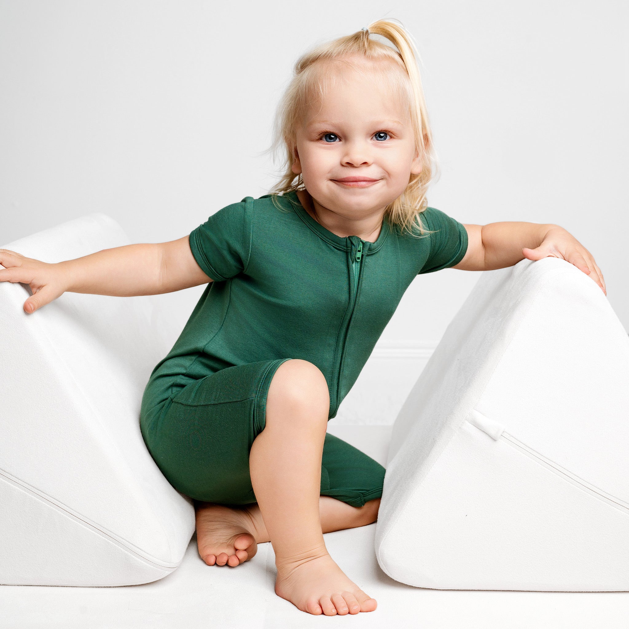 Forest Bamboo Shorty Romper