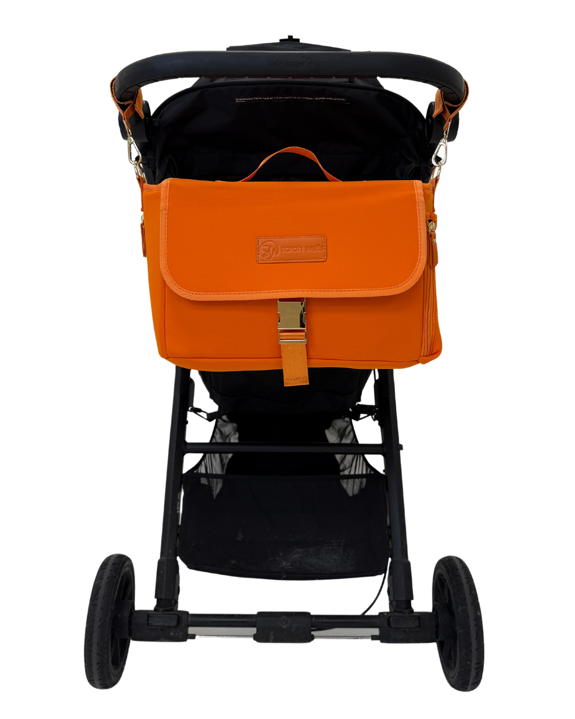 Maddy Stroller Caddy & Pump Bag (Orange)
