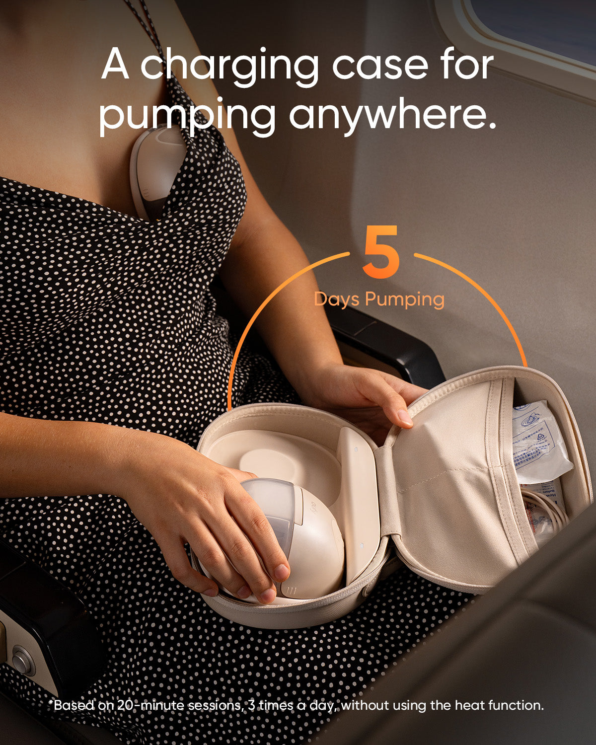 eufy S1 Pro Wearable Breast Pump with HeatFlow™ & Charging Case