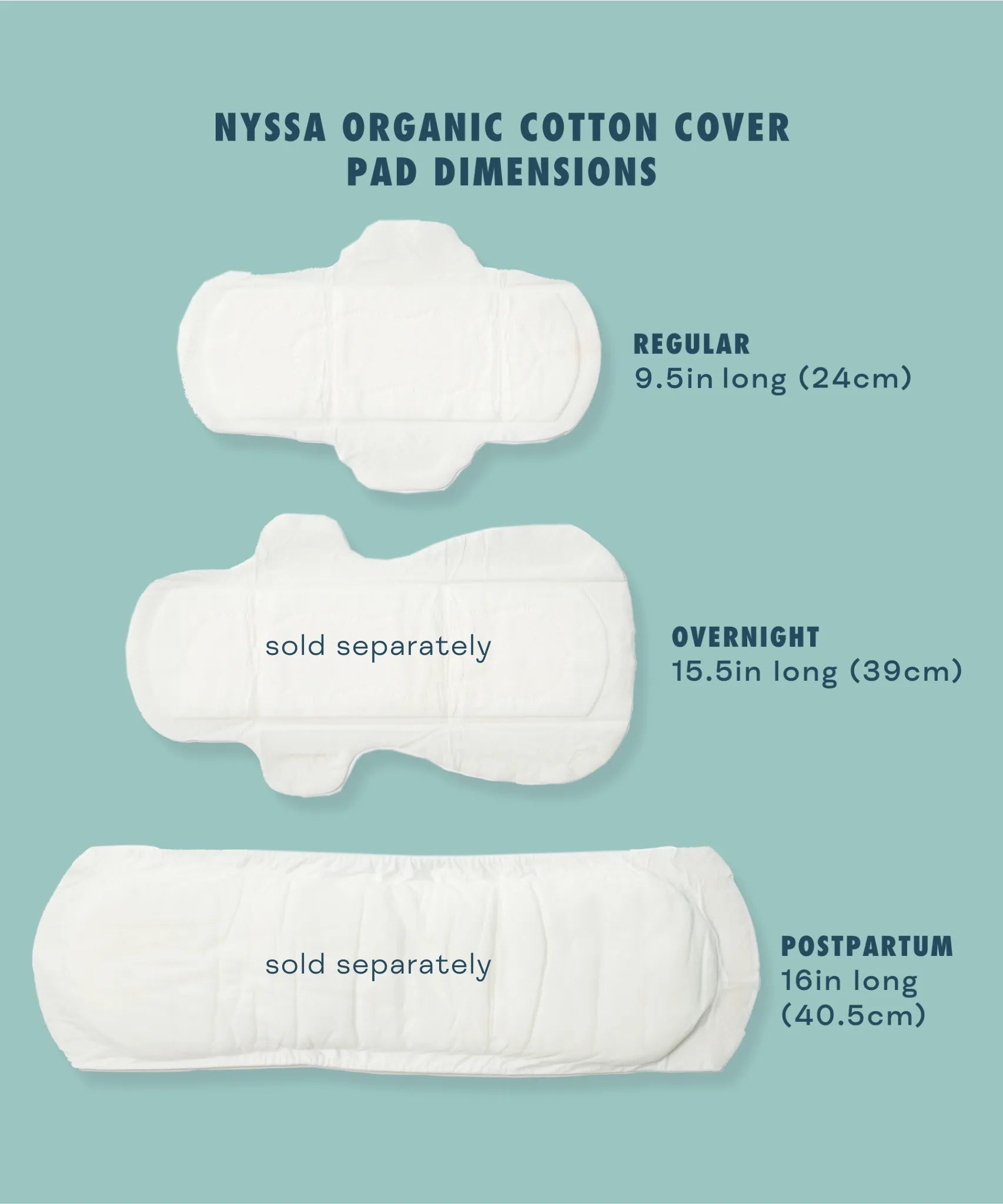 Organic Cotton Cover Regular Absorbency Pads