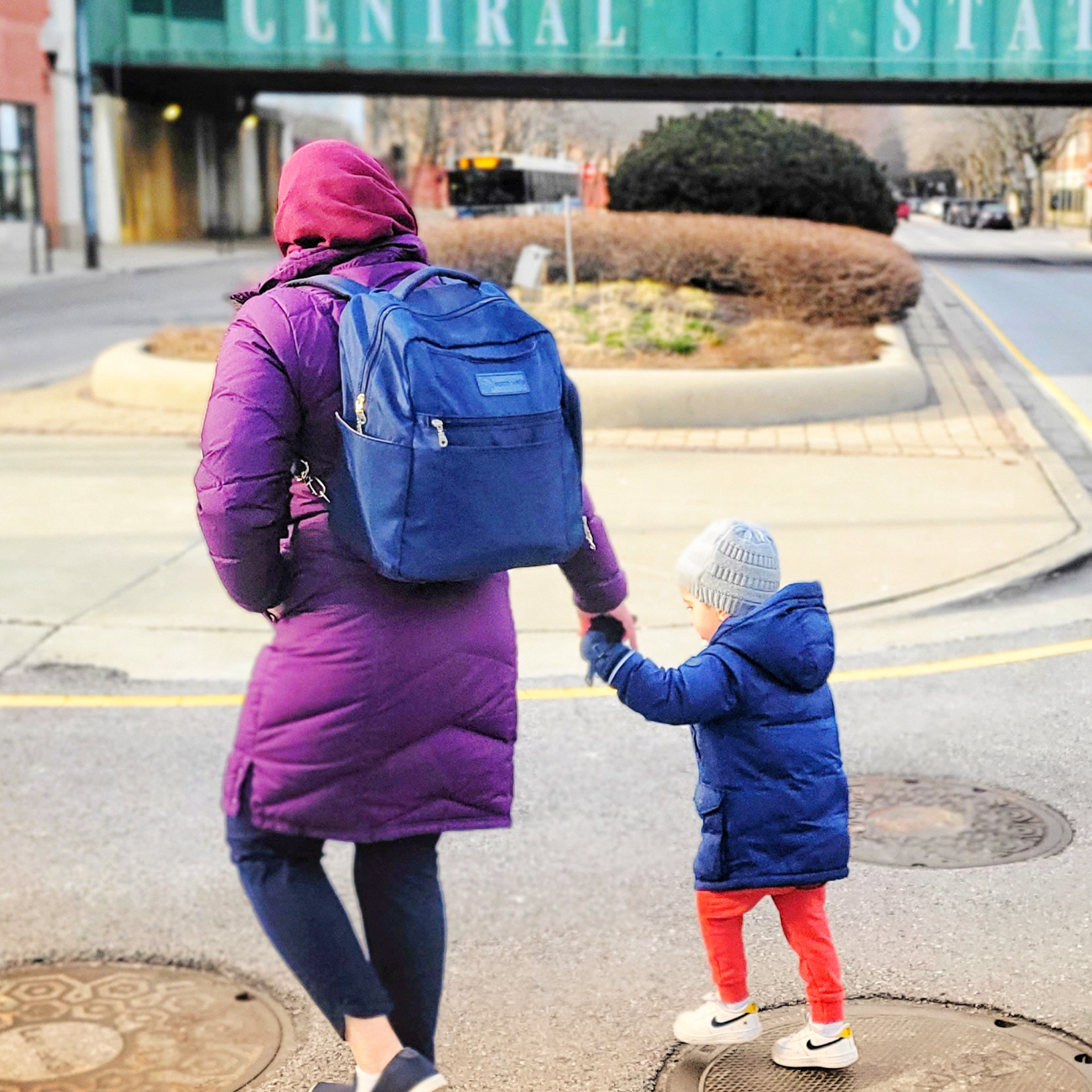 Kelly Breast Pump Backpack (Indigo)