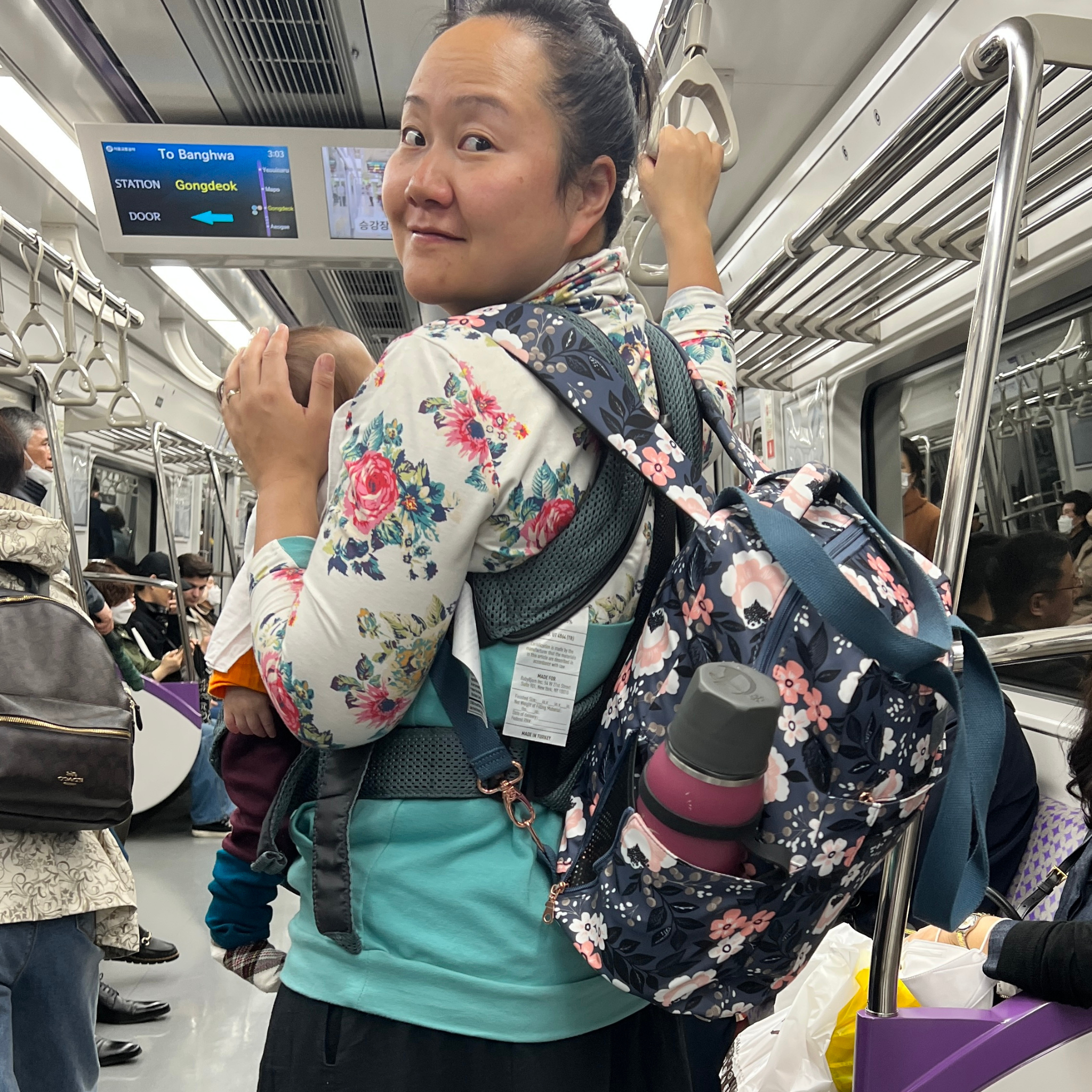 Kelly Breast Pump Backpack (Le Floral)