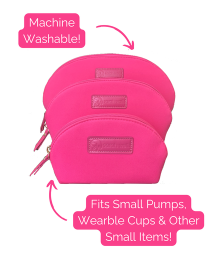 PackSWell Neoprene 3 Nesting Bags (Hot Pink)