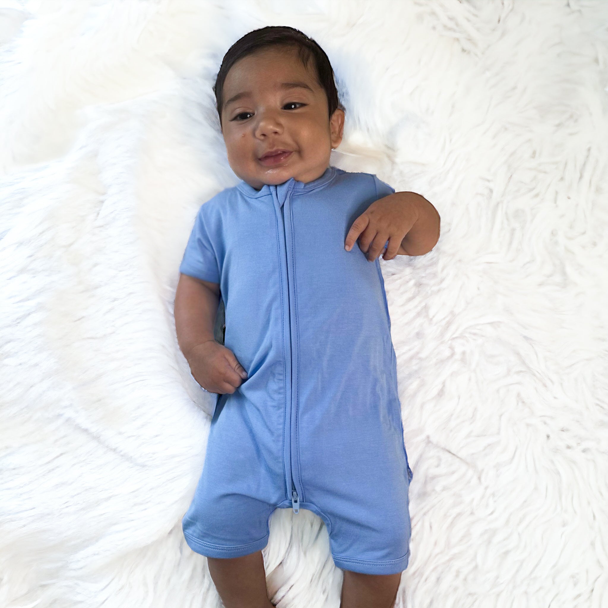 Azure Shorty Romper