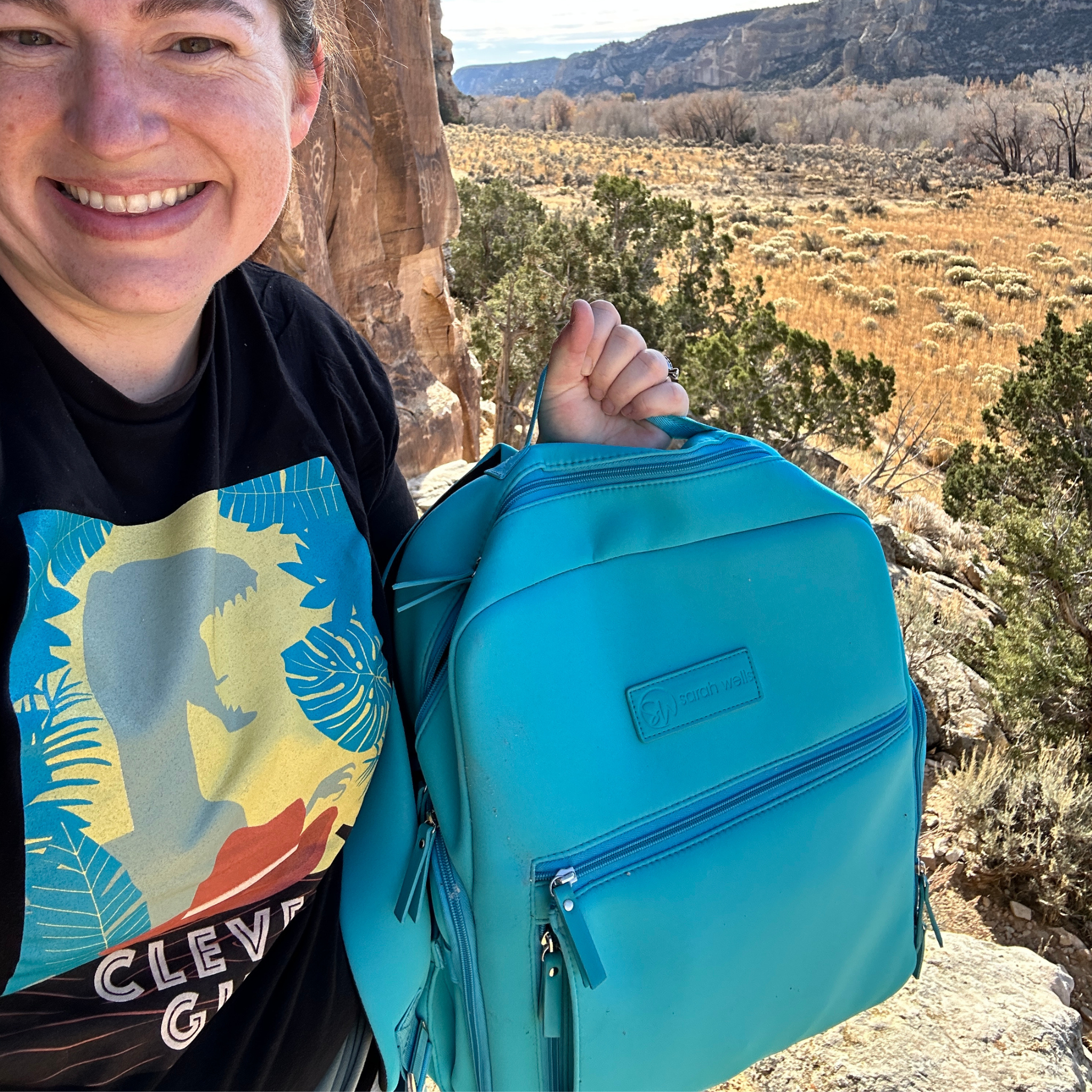 Fiona Breast Pump Backpack (Sky)