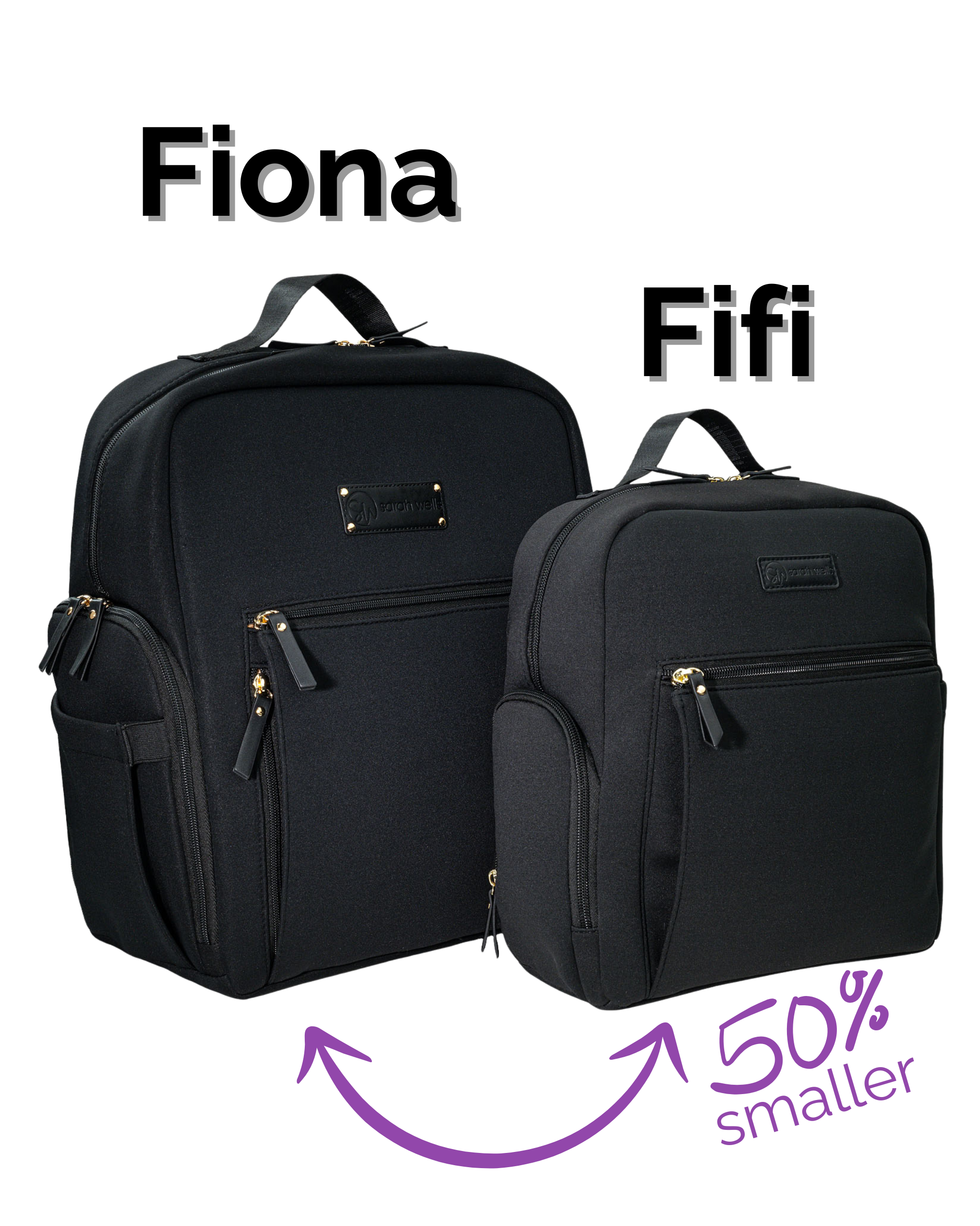 OUTLET Fifi Mini Backpack (Black)