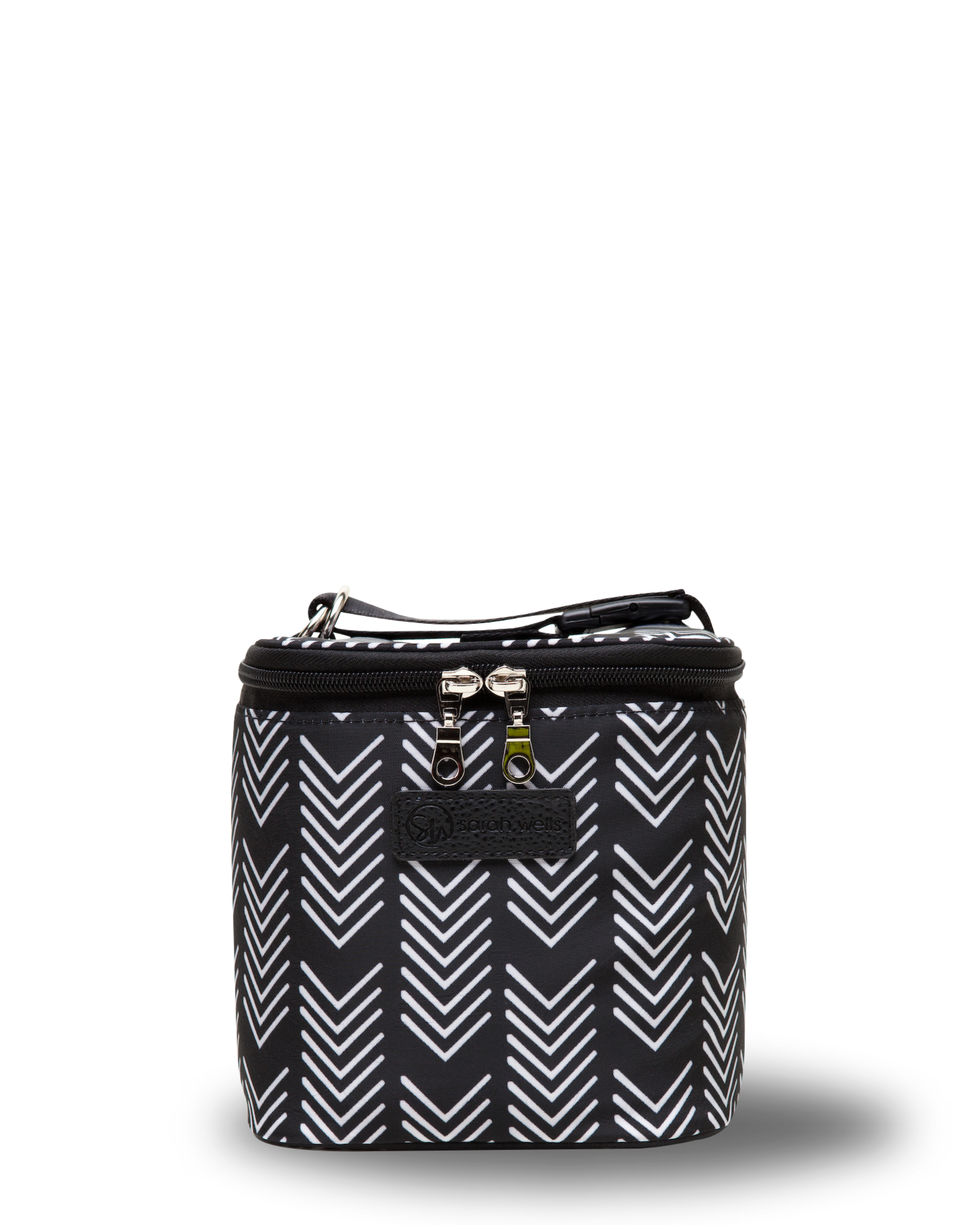Cold Gold Breastmilk Cooler Bag (Ice Pack Included) (Black & White)