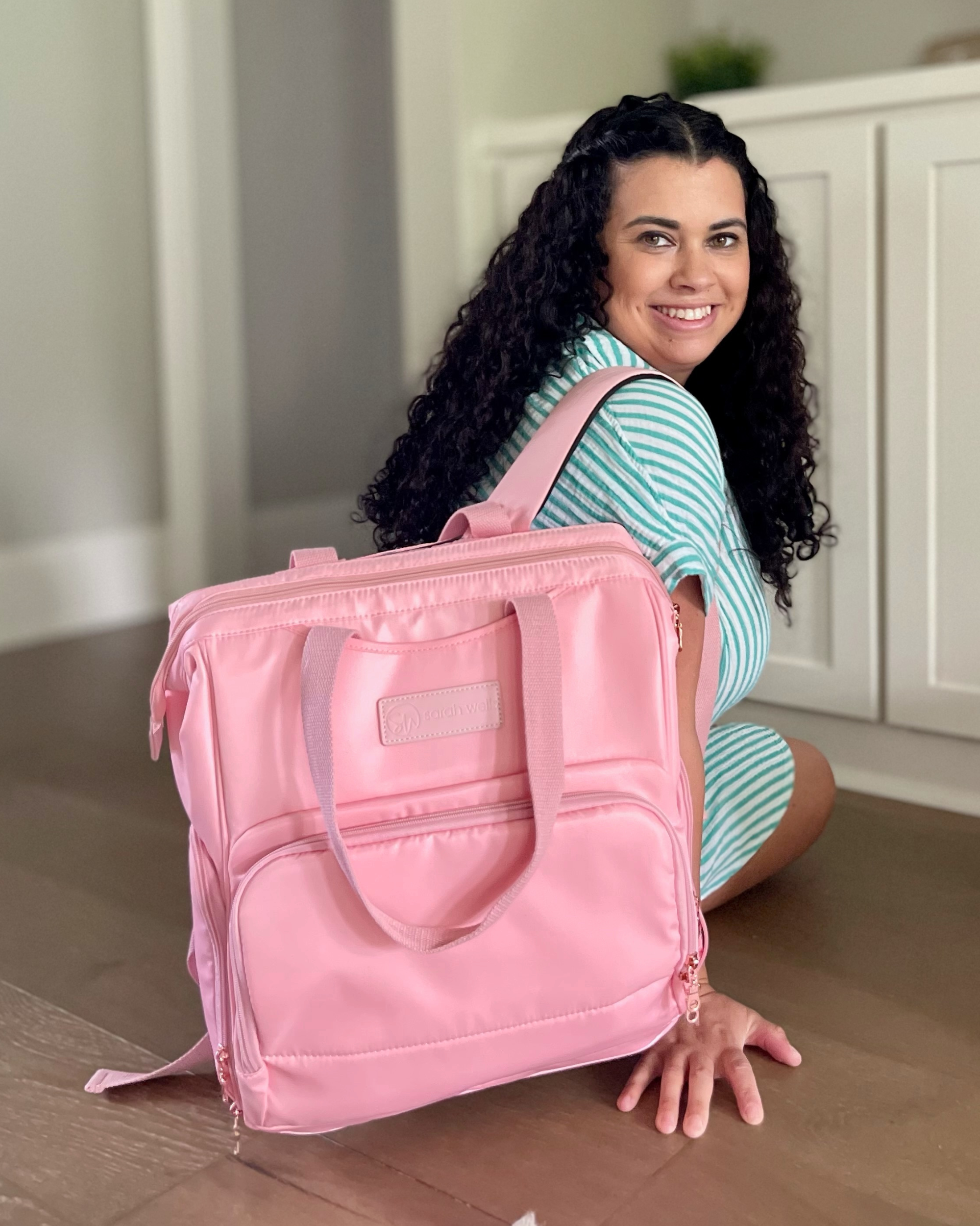 Norah Breast Pump Backpack (Light Pink)