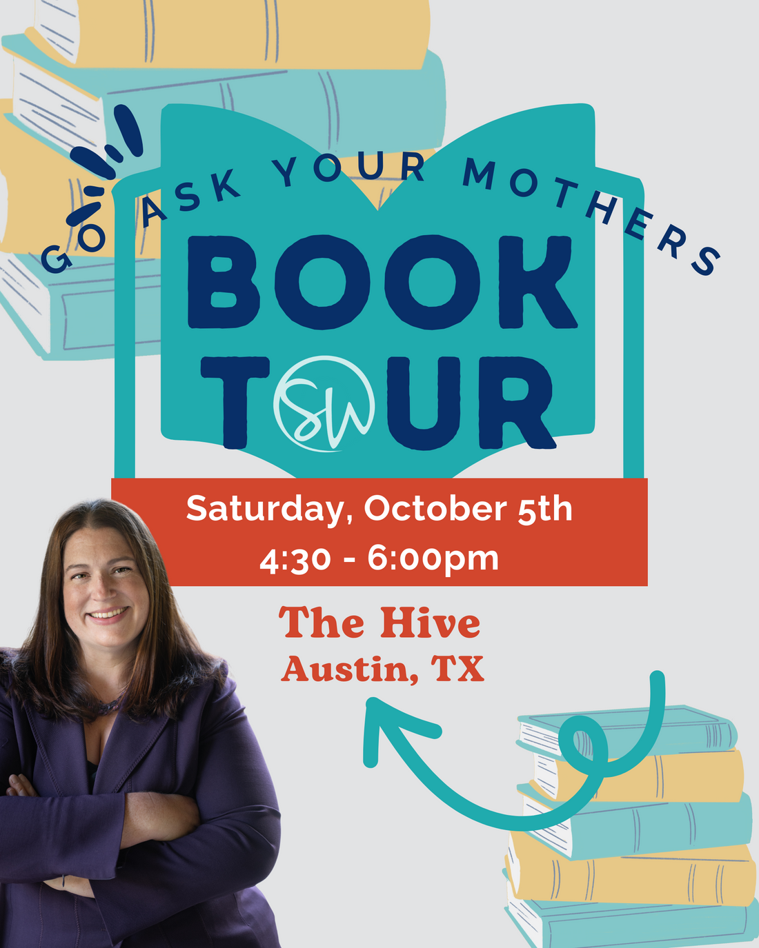 Go Ask Your Mothers w/Sarah Wells - Book Tour 2024 - Austin, TX - FREE Ticket