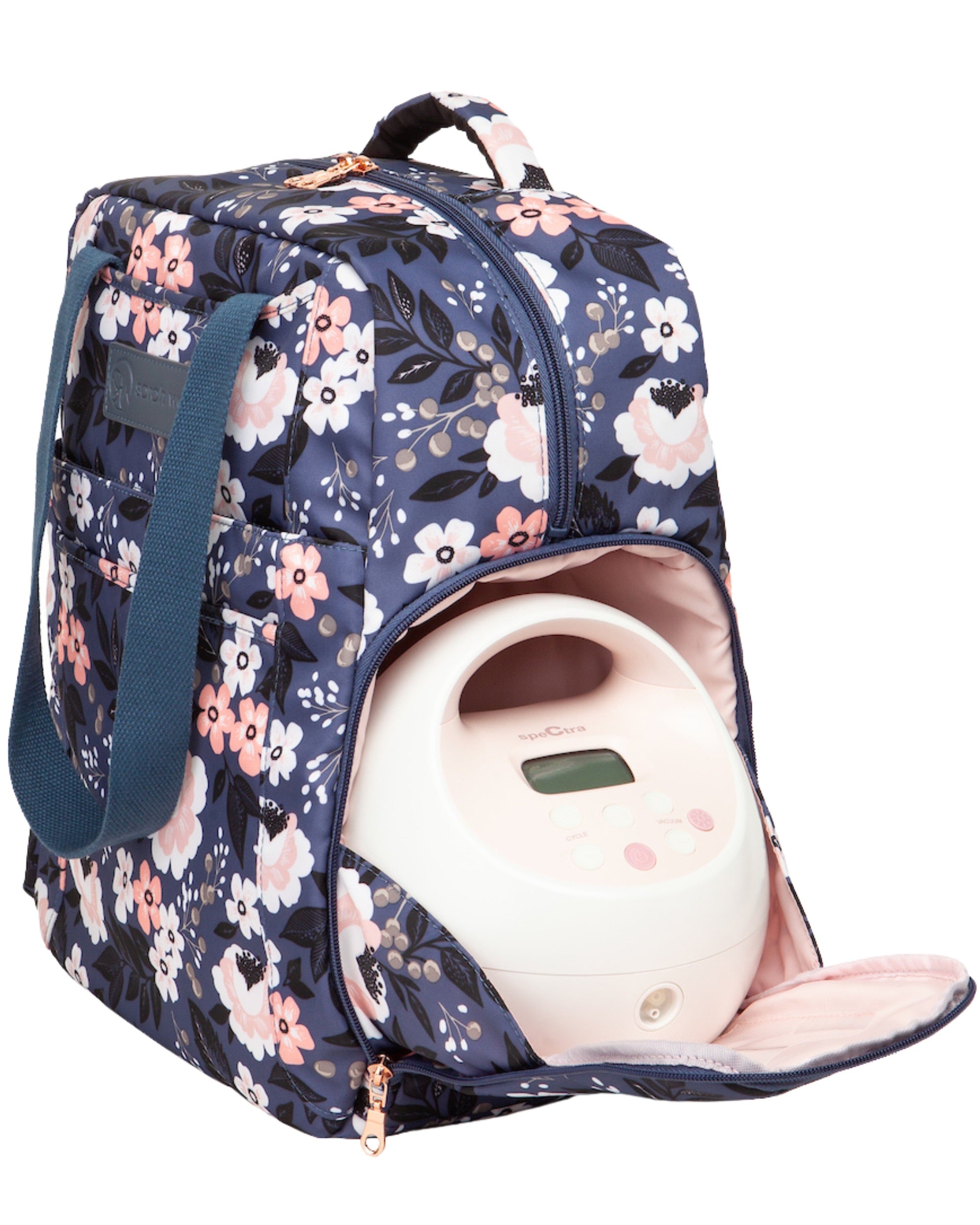 Sarah Wells Kelly Breast Pump Backpack & Tote – Insulated Pocket, Laptop Sleeve & Easy-Clean Interior – Fits All Pumps for Moms