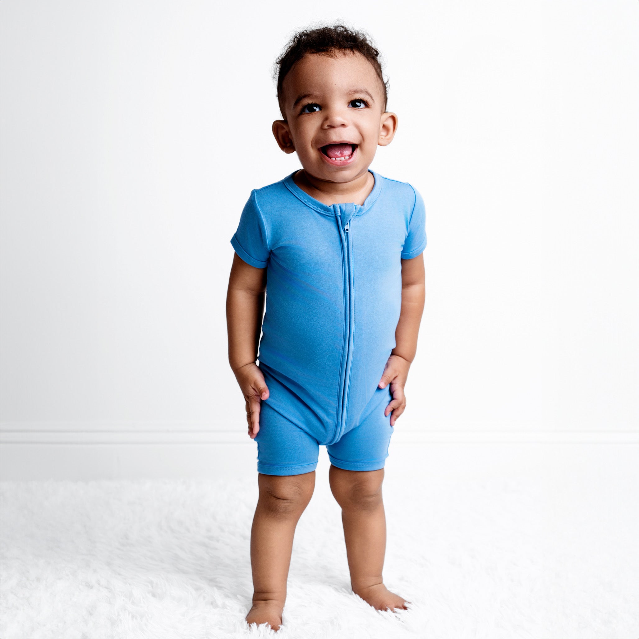 Azure Shorty Romper