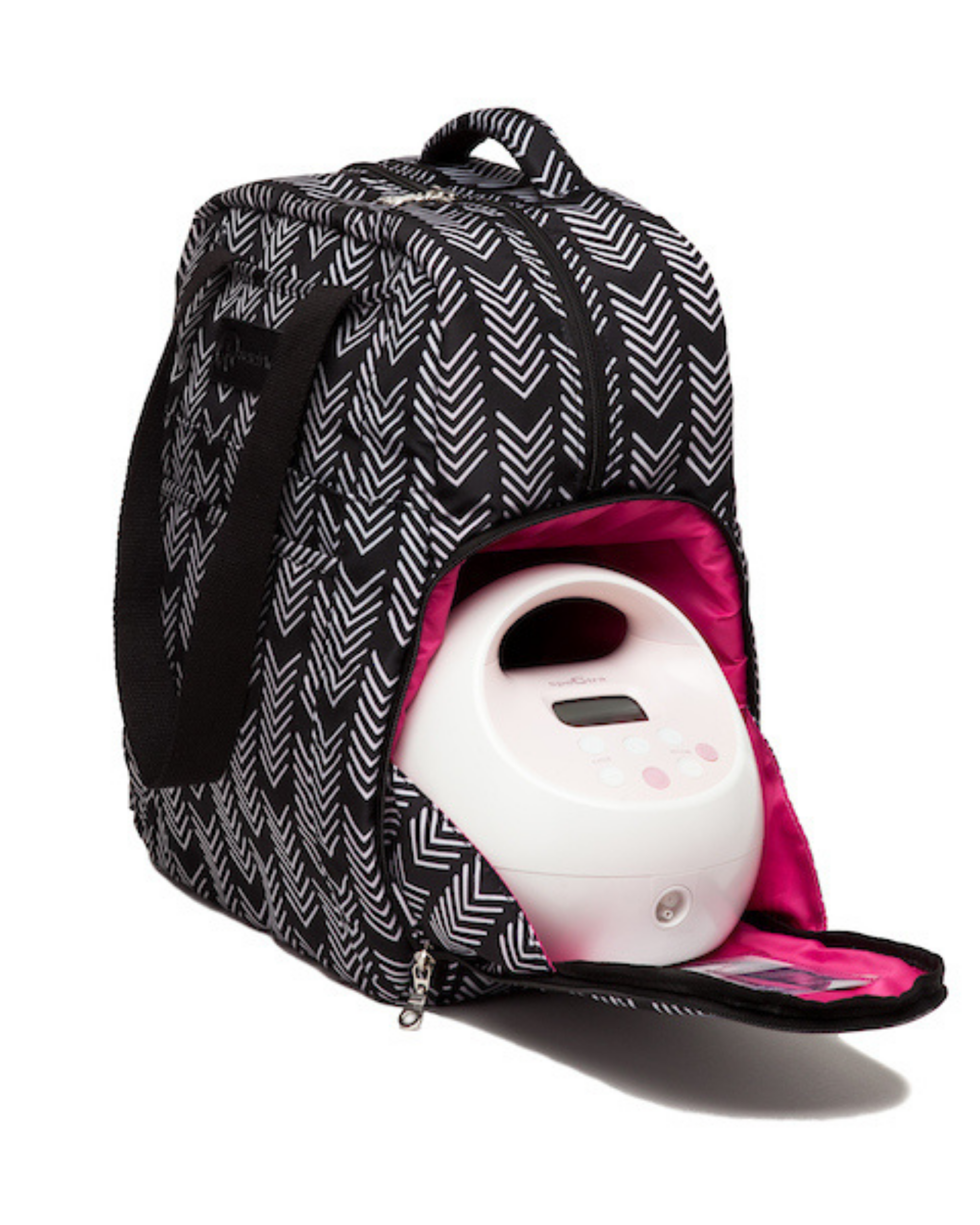 Kelly Breast Pump Backpack (B&W)