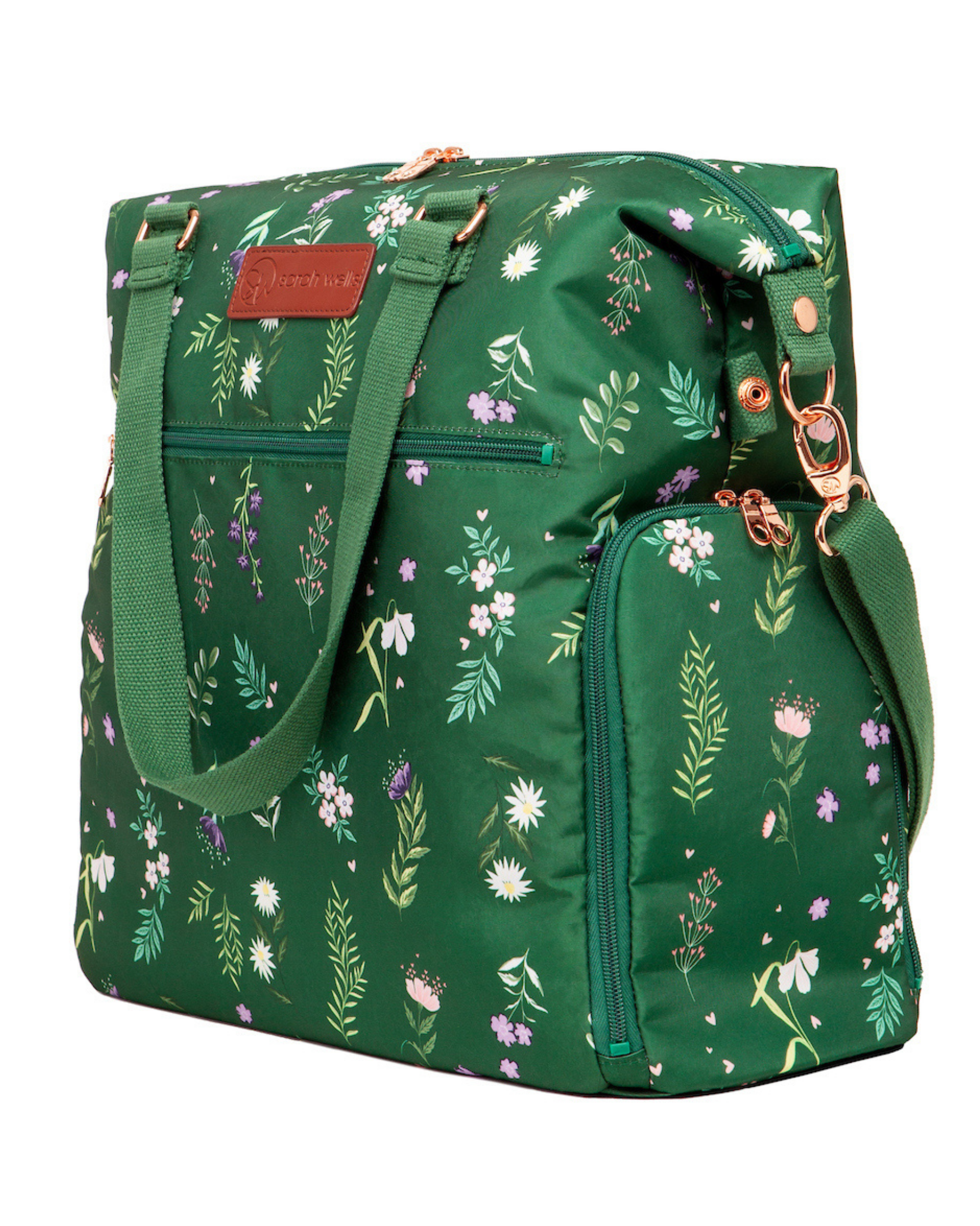 Lizzy Breast Pump Tote (Olive You)