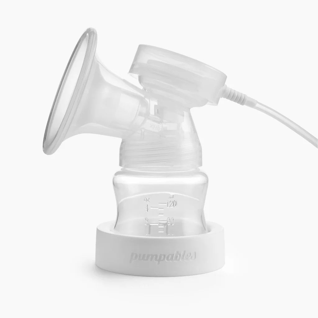 Pumpables Genie Advanced Portable Breast Pump with 17, 21, 25mm Inserts & Liquid Shields (2)