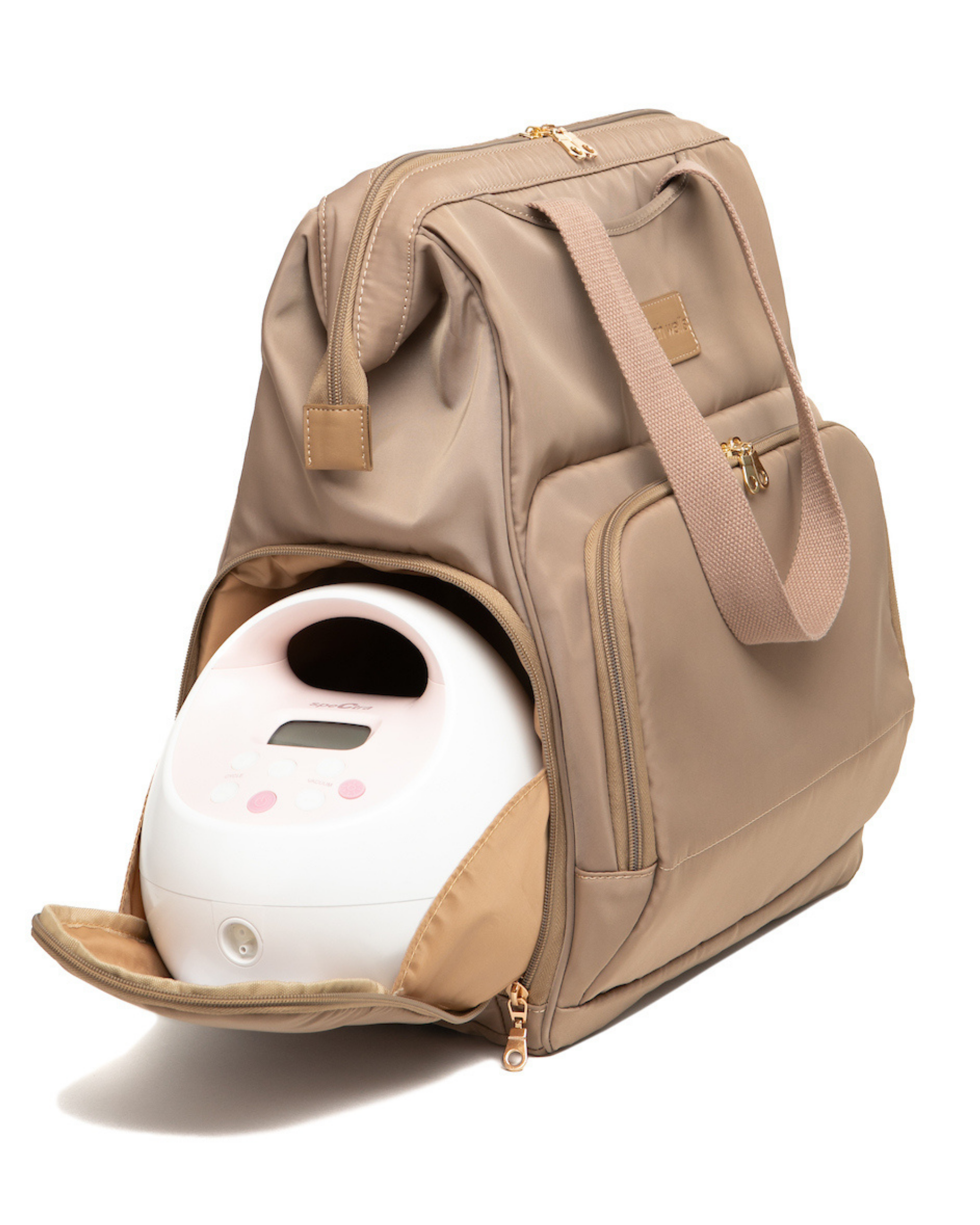 Norah Breast Pump Backpack (Latte)