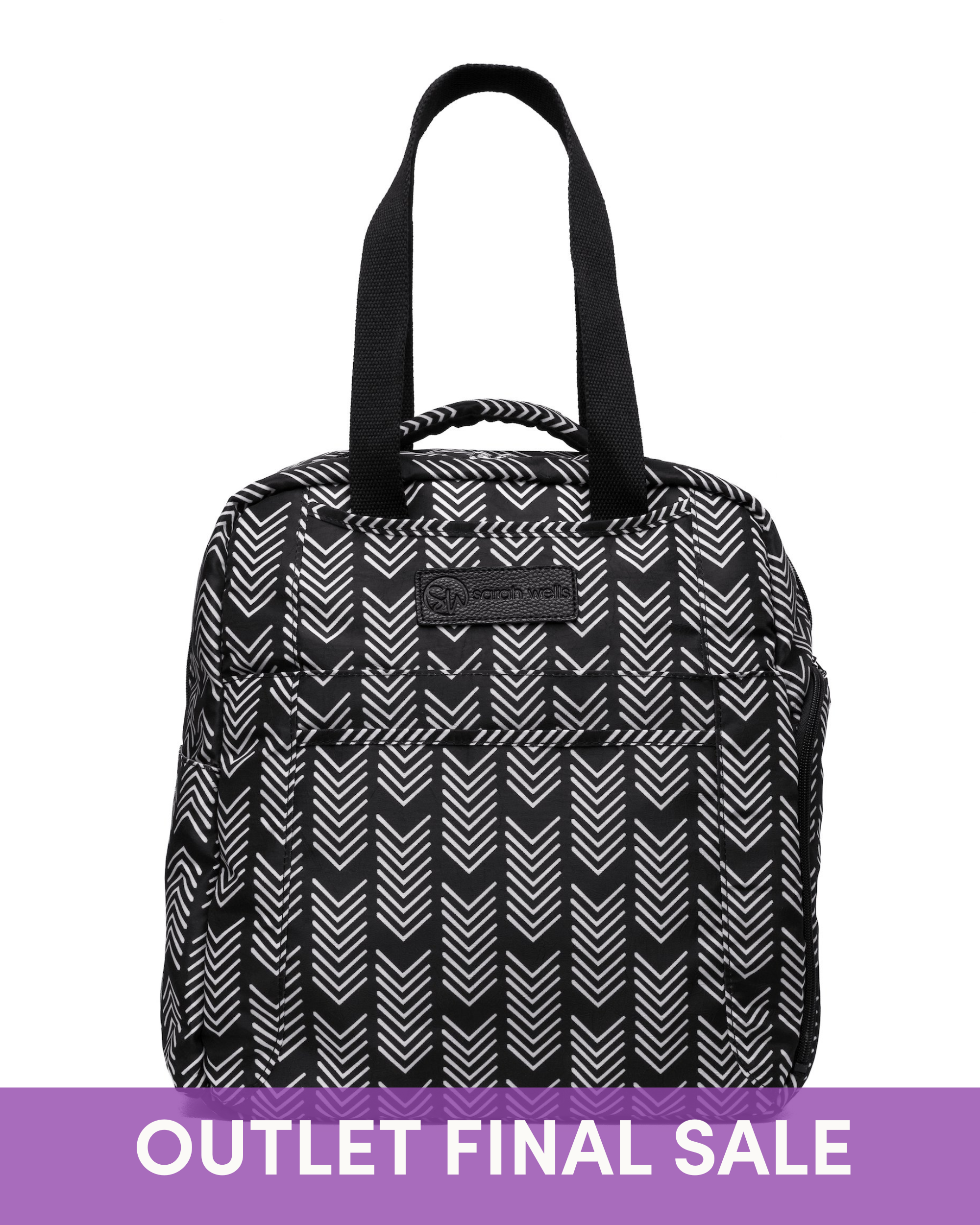 OUTLET Kelly Backpack (Black & White)