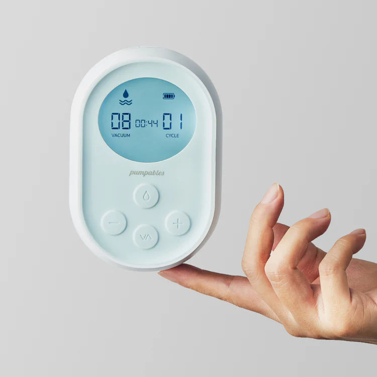 Pumpables Genie Advanced Portable Breast Pump with 17, 21, 25mm Inserts & Liquid Shields (2)