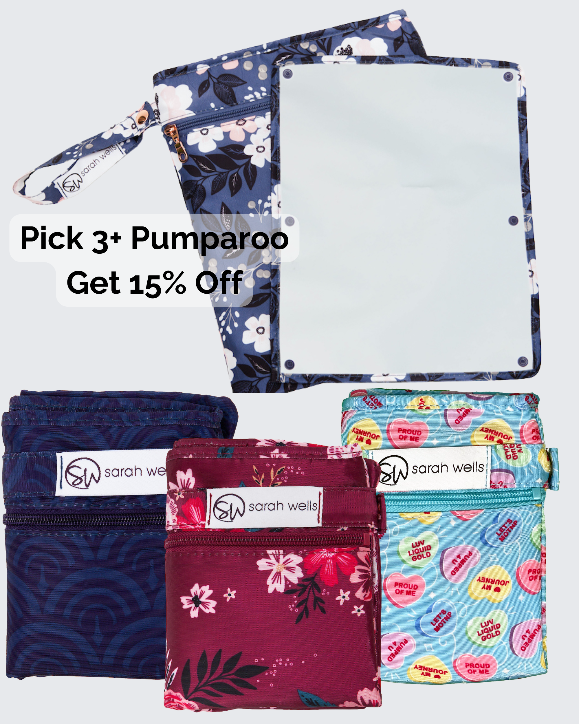 Buy Any 3 Get 15% Off Pumparoo Pack