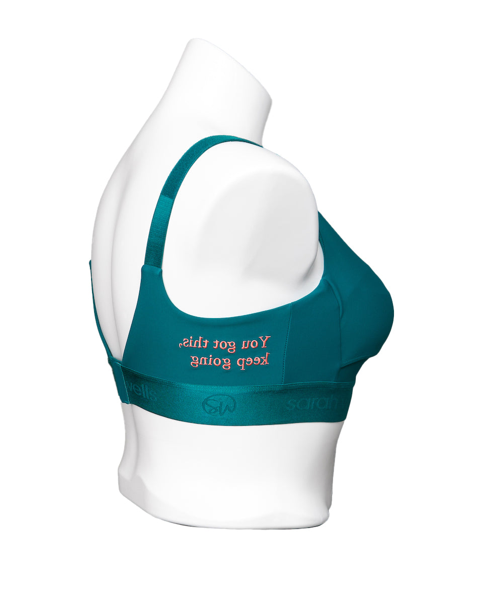Journey Hands Free Affirmation Pumping Bra (Deep Teal)