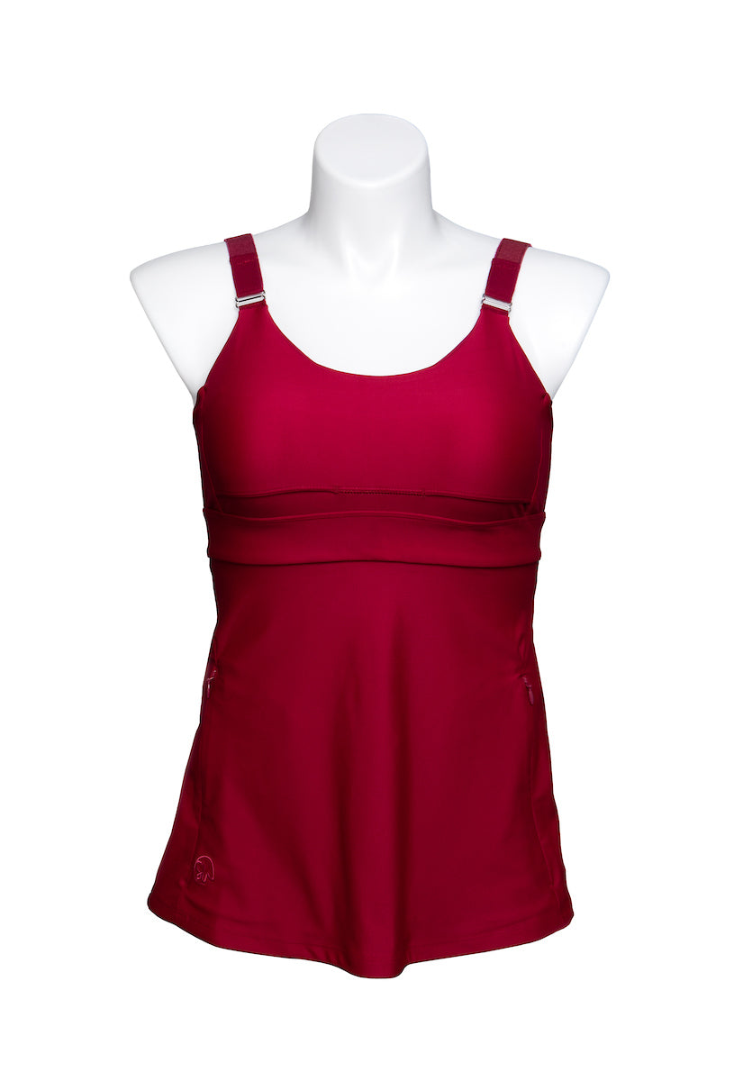 Journey Hands Free Pumping Tank (Apple Red)