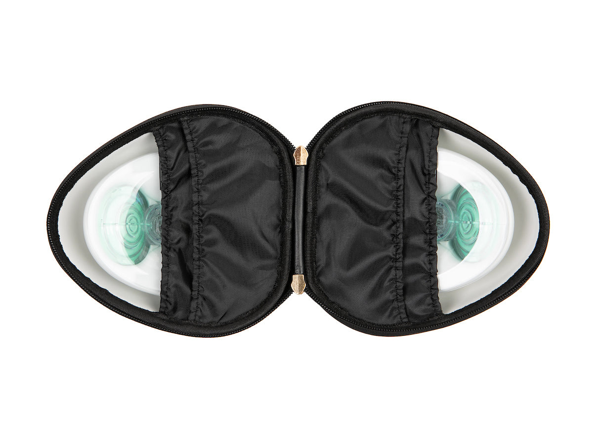 Milkwear Case for Wearable Pumps (Black w/Black Straps)