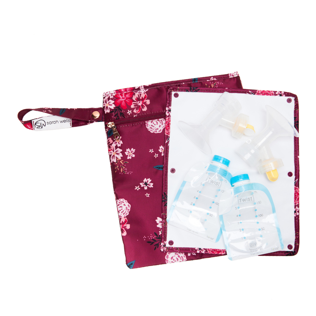 Pumparoo (Berry Bloom) / Breast Pump Bags & Accessories from Sarah Wells