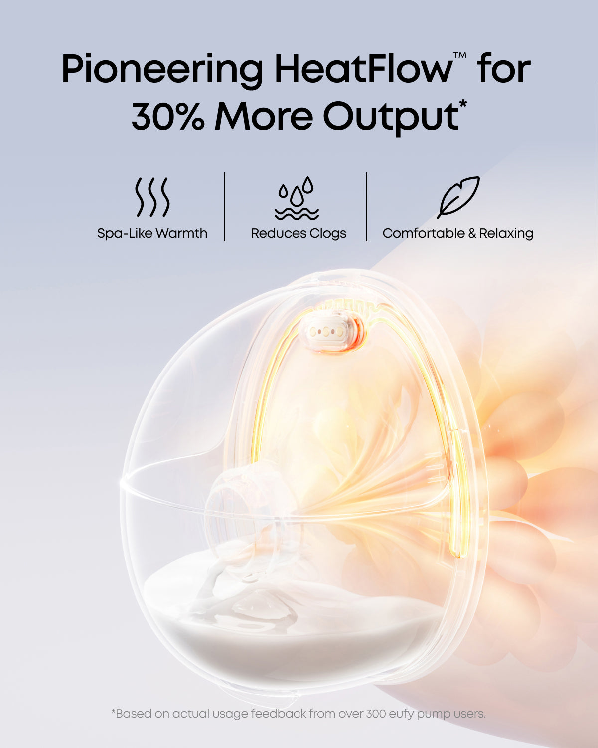 eufy E20 Heated Wearable Breast Pump with HeatFlow™