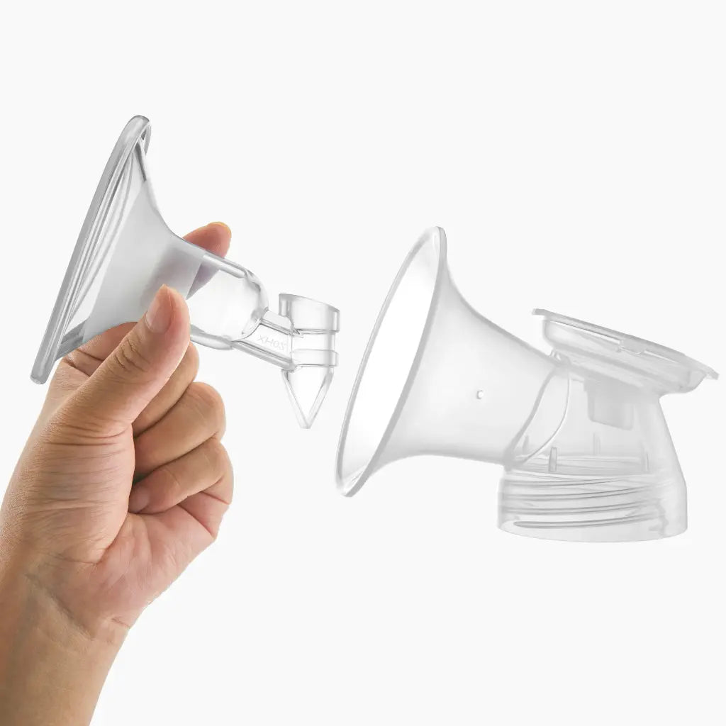 Pumpables Genie Advanced Portable Breast Pump with 17, 21, 25mm Inserts & Liquid Shields (2)