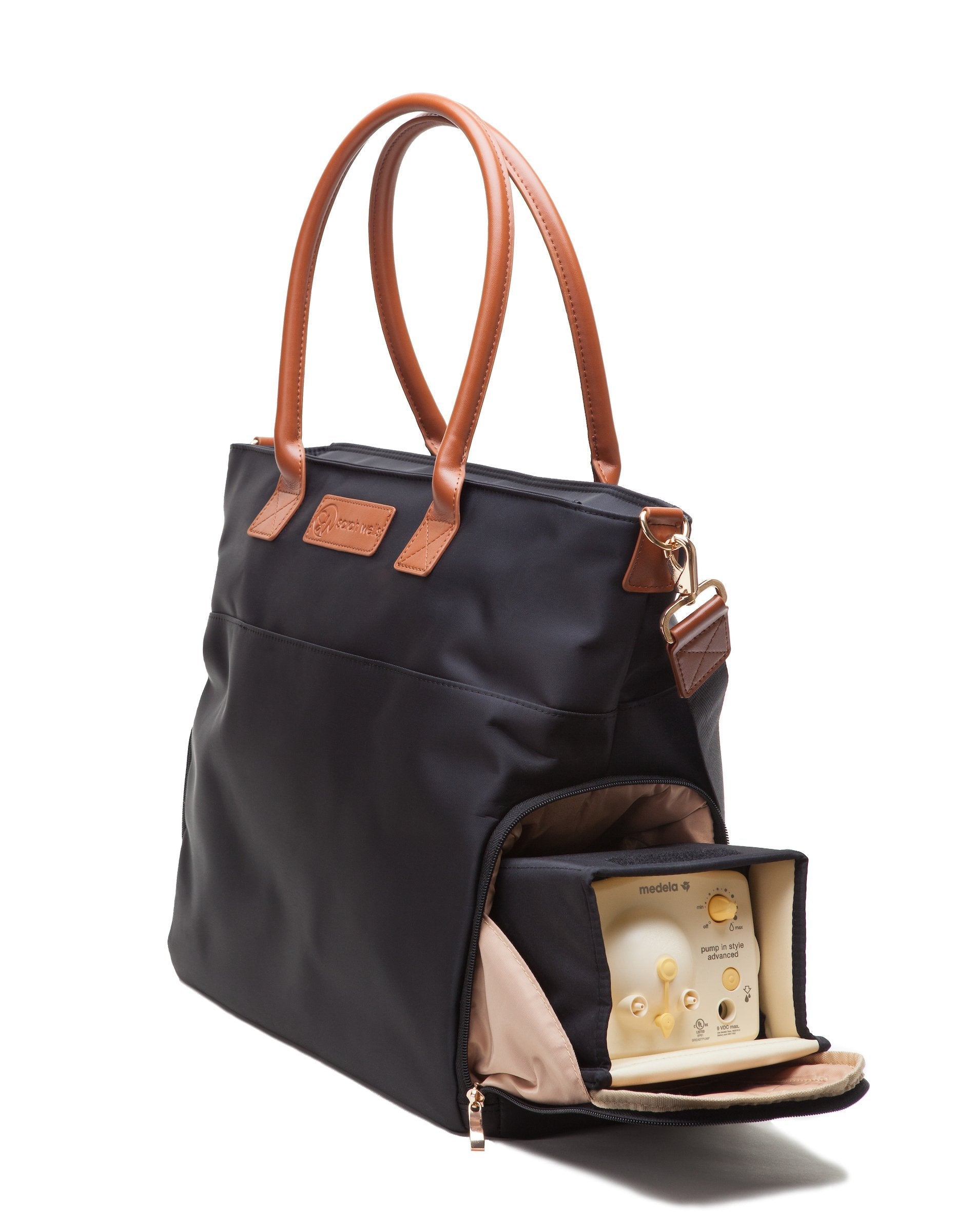 Abby (Black) / Breast Pump Bags & Accessories from Sarah Wells