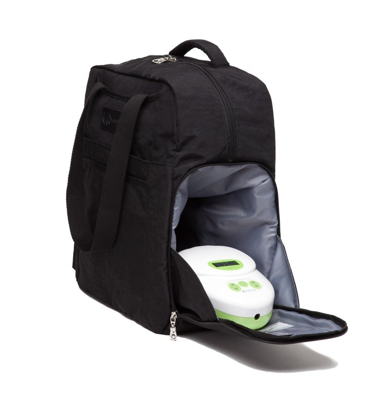 Sarah Wells Kelly Breast Pump Backpack & Tote – Insulated Pocket, Laptop Sleeve & Easy-Clean Interior – Fits All Pumps for Moms