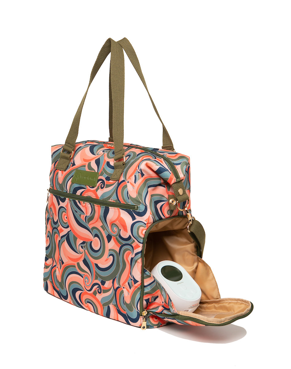Lizzy Breast Pump Tote (Groovy)