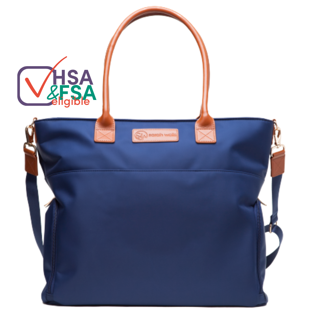 Abby Breast Pump Tote (Navy)