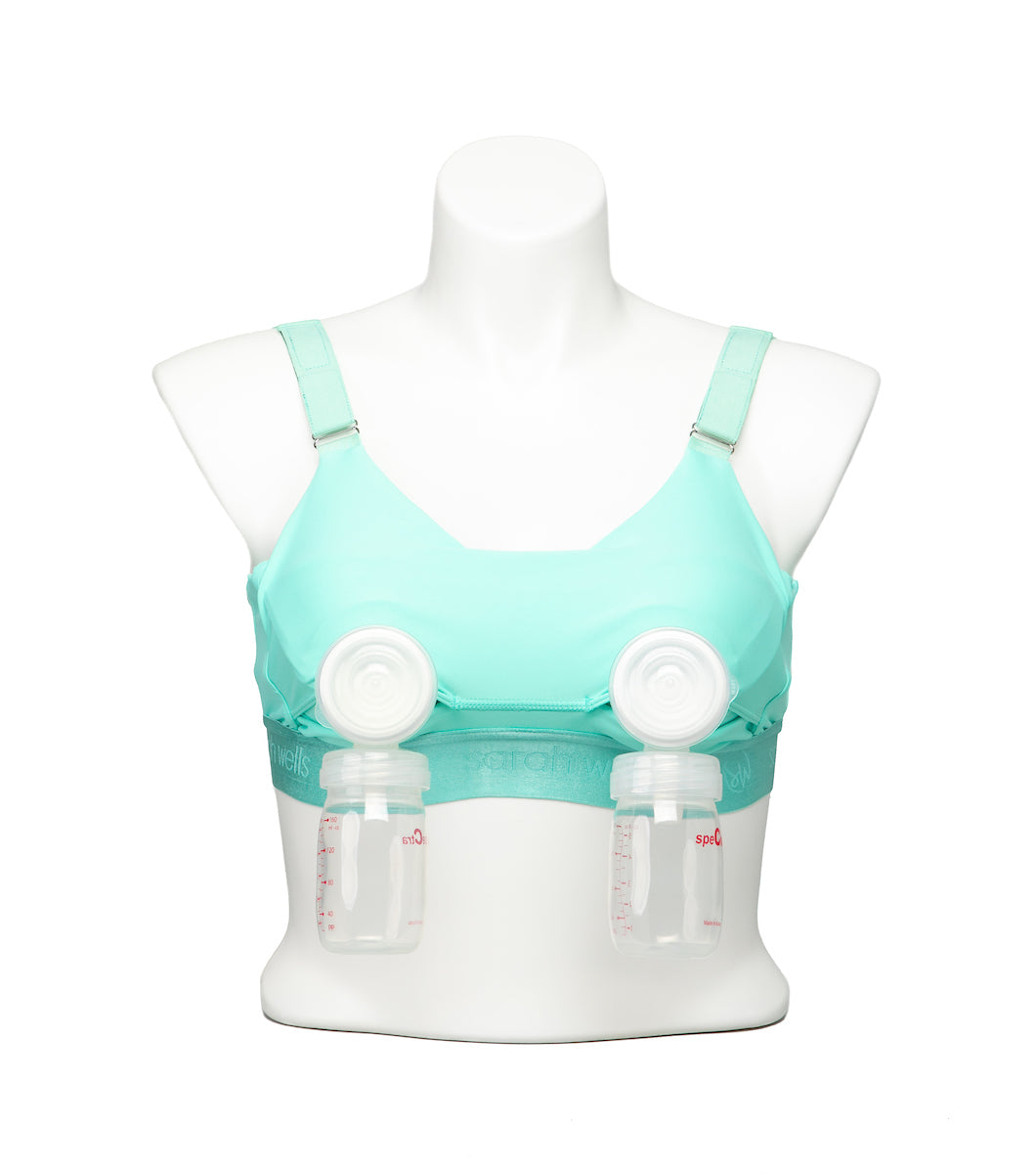 Journey Hands Free Pumping Bra (Mint)