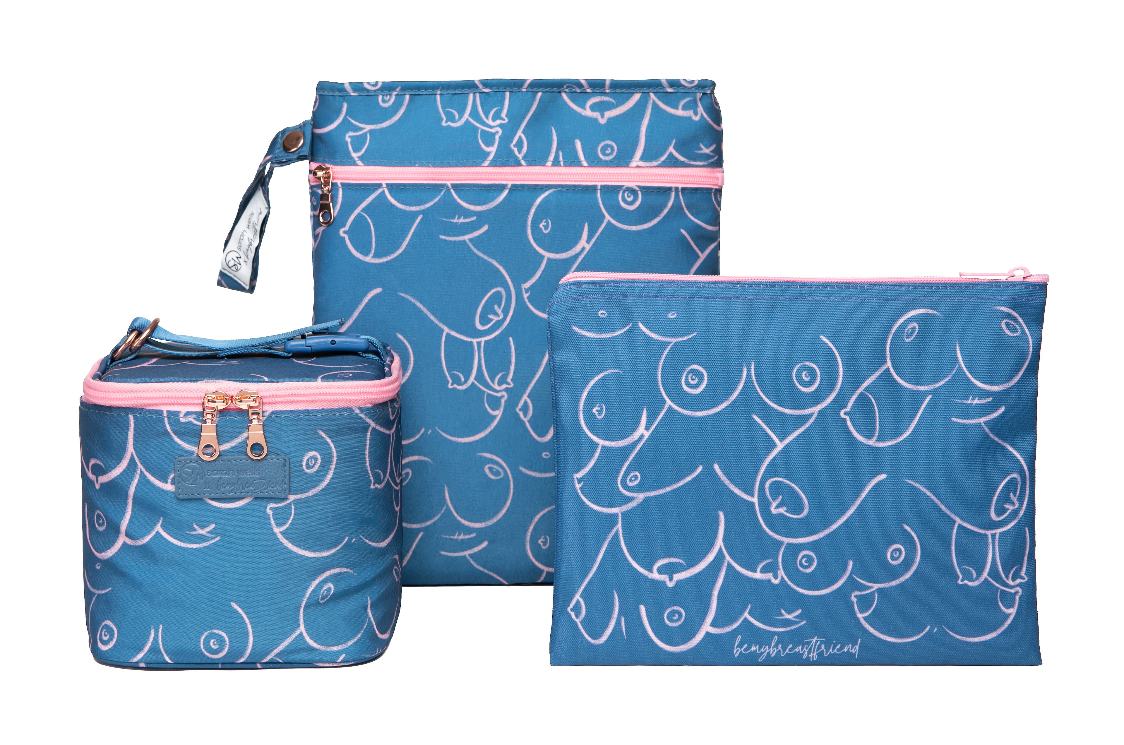 Pumparoo Wet/Dry Bag with Staging Mat® (Boob Bag) || Sarah Wells x bemybreastfriend
