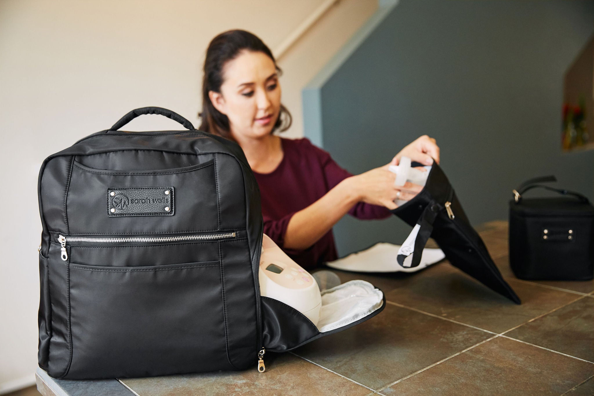 Pumparoo (Black) / Breast Pump Bags & Accessories from Sarah Wells