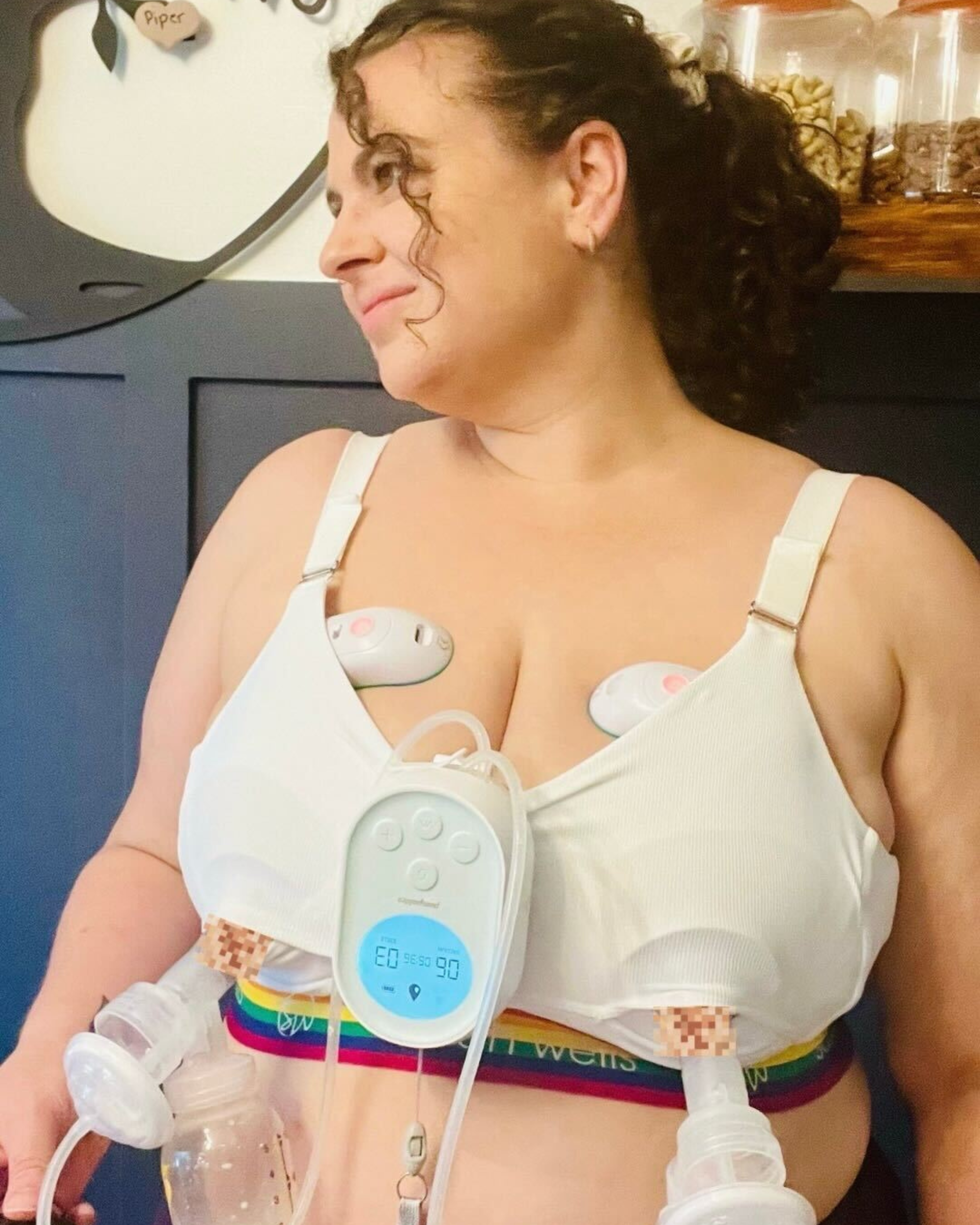 Journey Hands Free Pumping Bra (Rainbows)