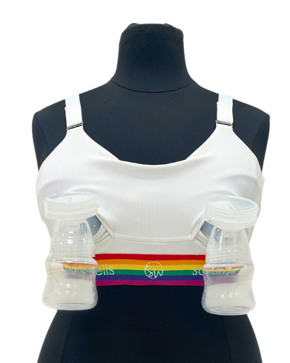 Journey Hands Free Pumping Bra (Rainbows)