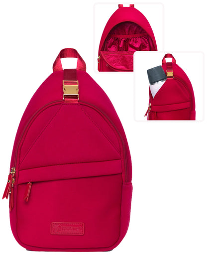 Sarah Wells Allie Sling Pump Bag – Neoprene Crossbody with Insulated Pocket – Fits Wearable &amp; Portable Pumps
