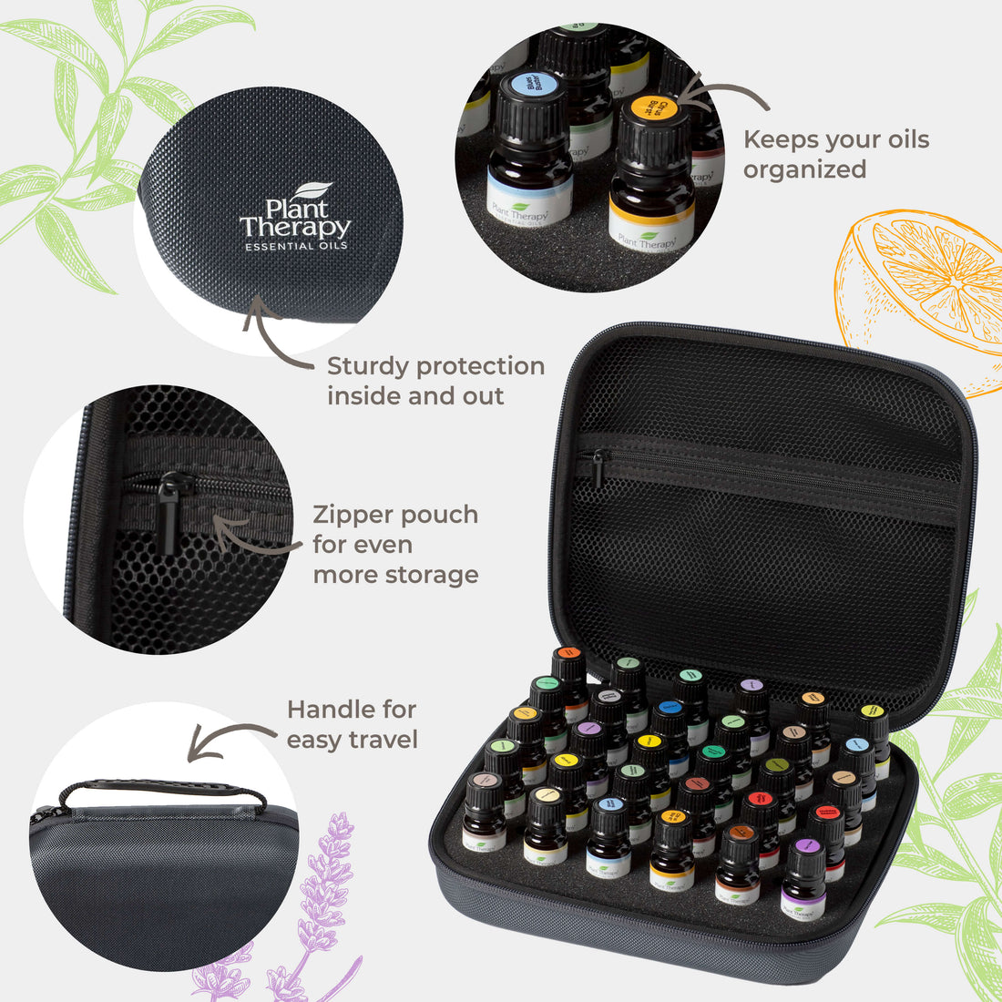 15 &amp; 15 Essential Oil Set with Carrying Case