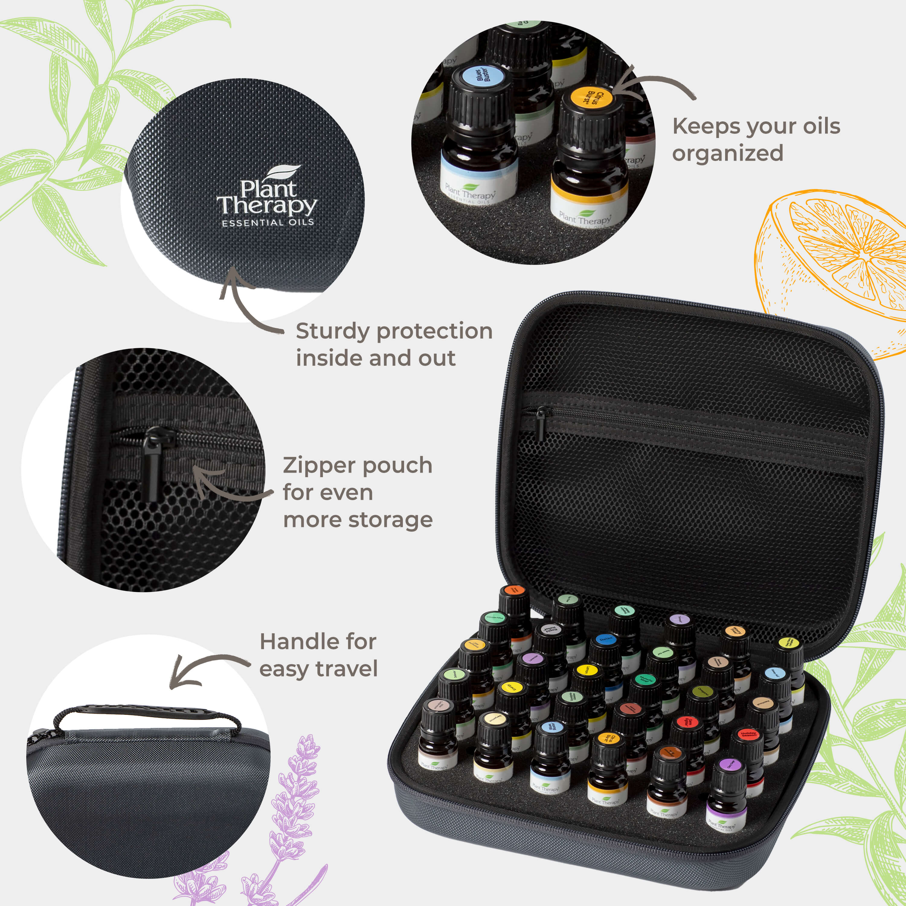 15 &amp; 15 Essential Oil Set with Carrying Case