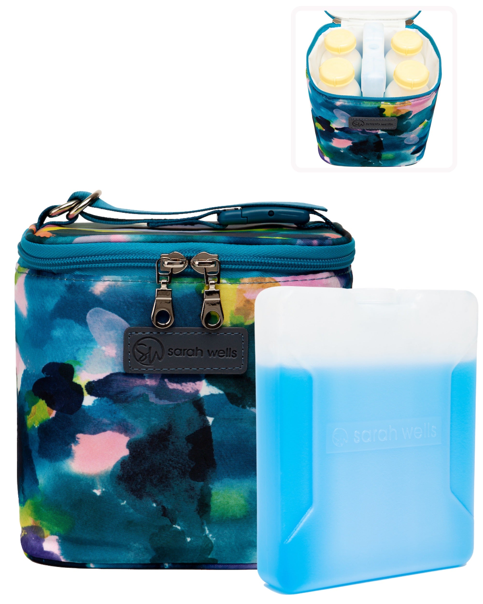 Sarah Wells Cold Gold Breastmilk Cooler – Insulated Milk Storage &amp; Ice Pack – Machine Washable for Moms