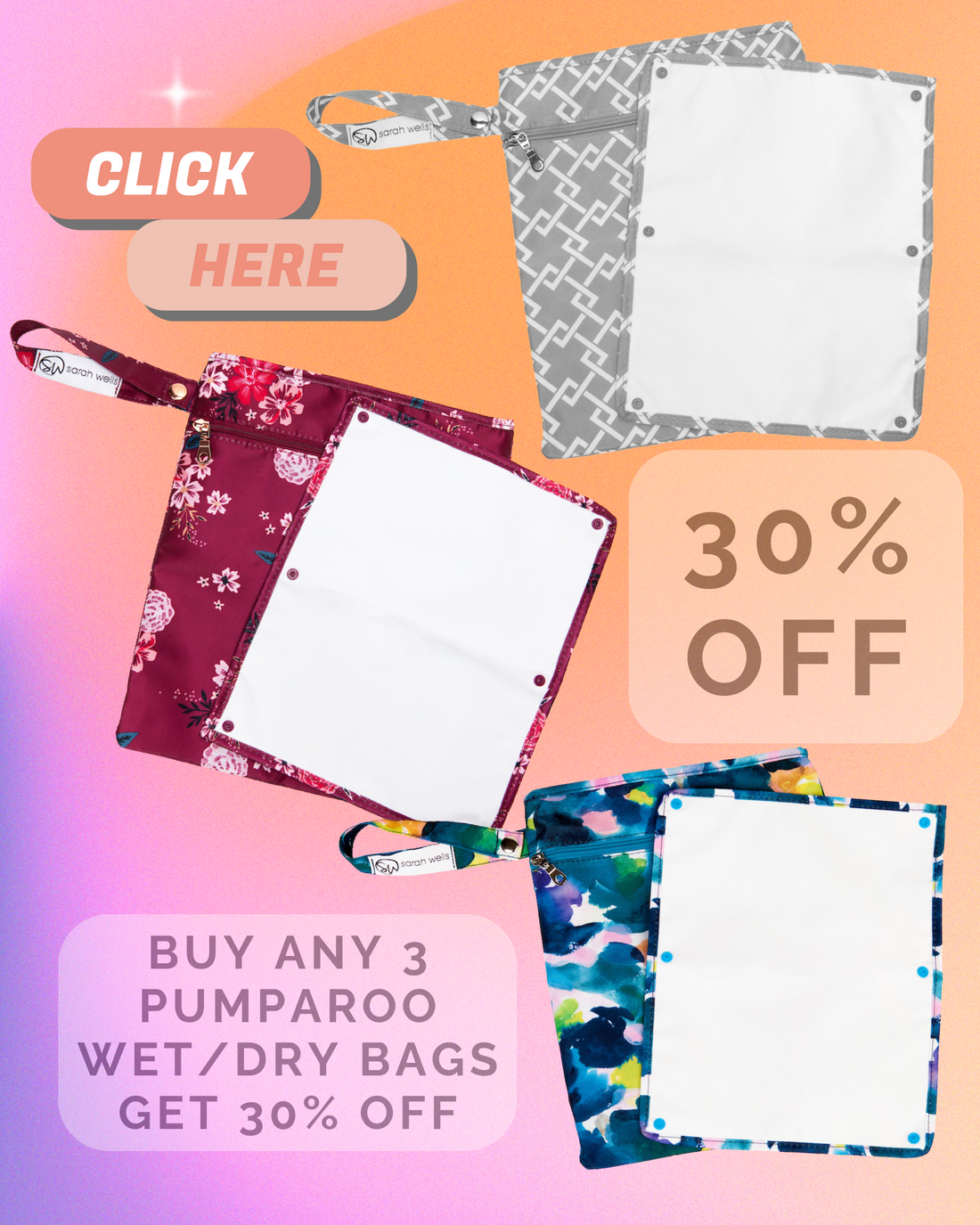 Buy Any 3 Get 30% Off Pumparoo Pack
