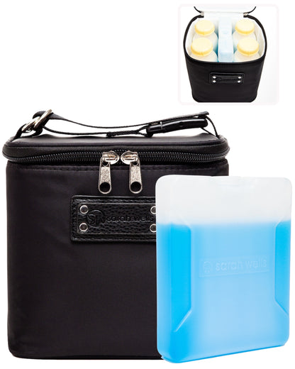 Sarah Wells Cold Gold Breastmilk Cooler – Insulated Milk Storage &amp; Ice Pack – Machine Washable for Moms