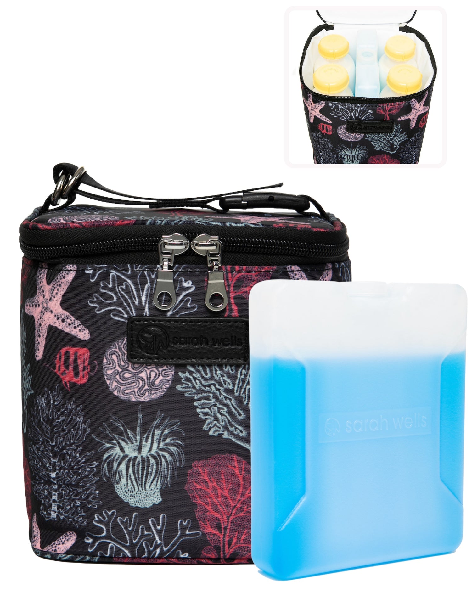Sarah Wells Cold Gold Breastmilk Cooler – Insulated Milk Storage &amp; Ice Pack – Machine Washable for Moms